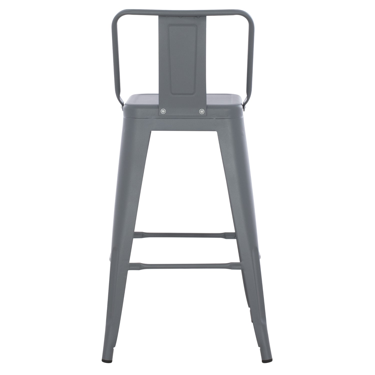 Бар стол  MELITA про сив 43x43x88см