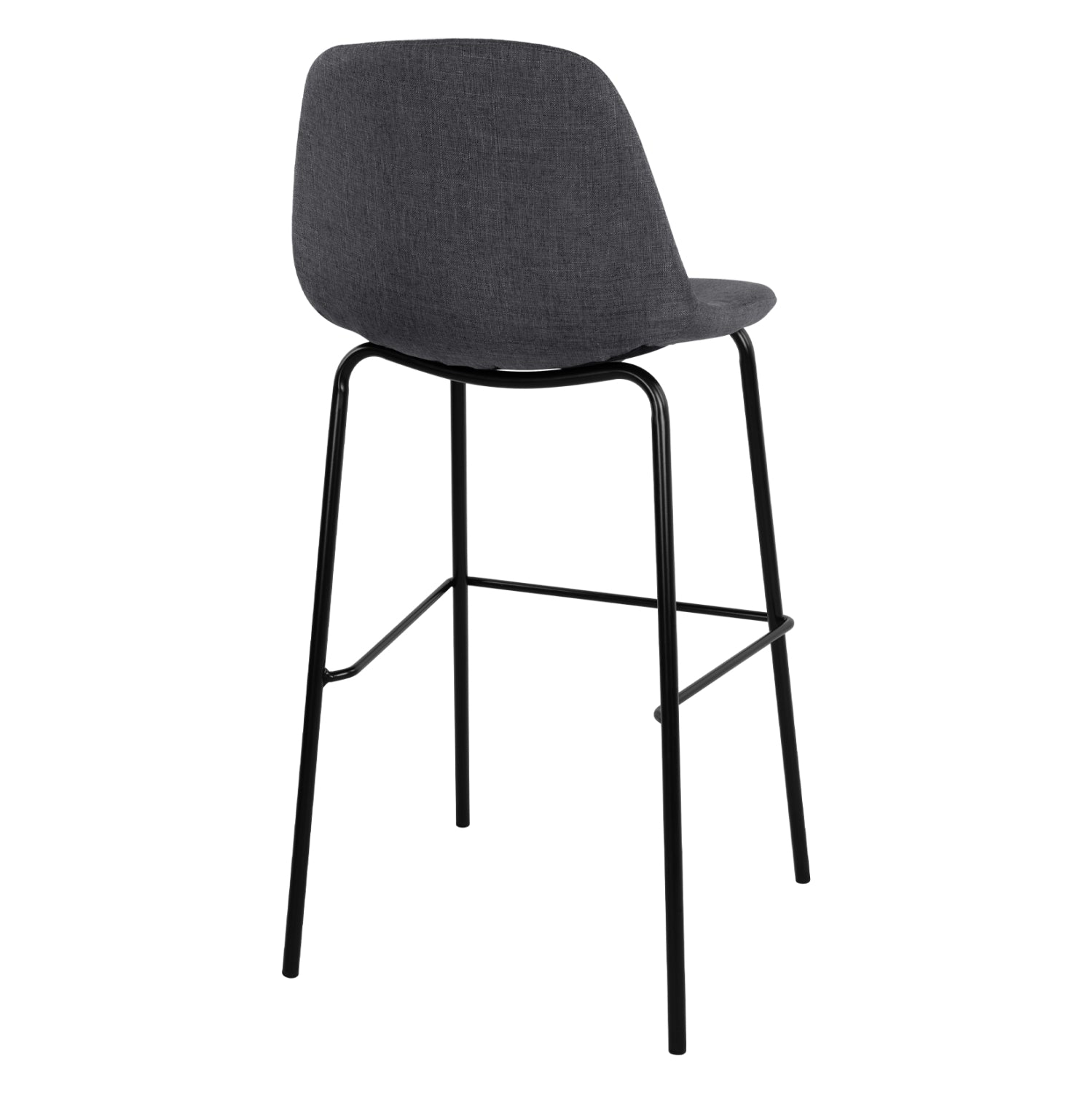 Бар стол VINCENT сив цвят 47x46x104