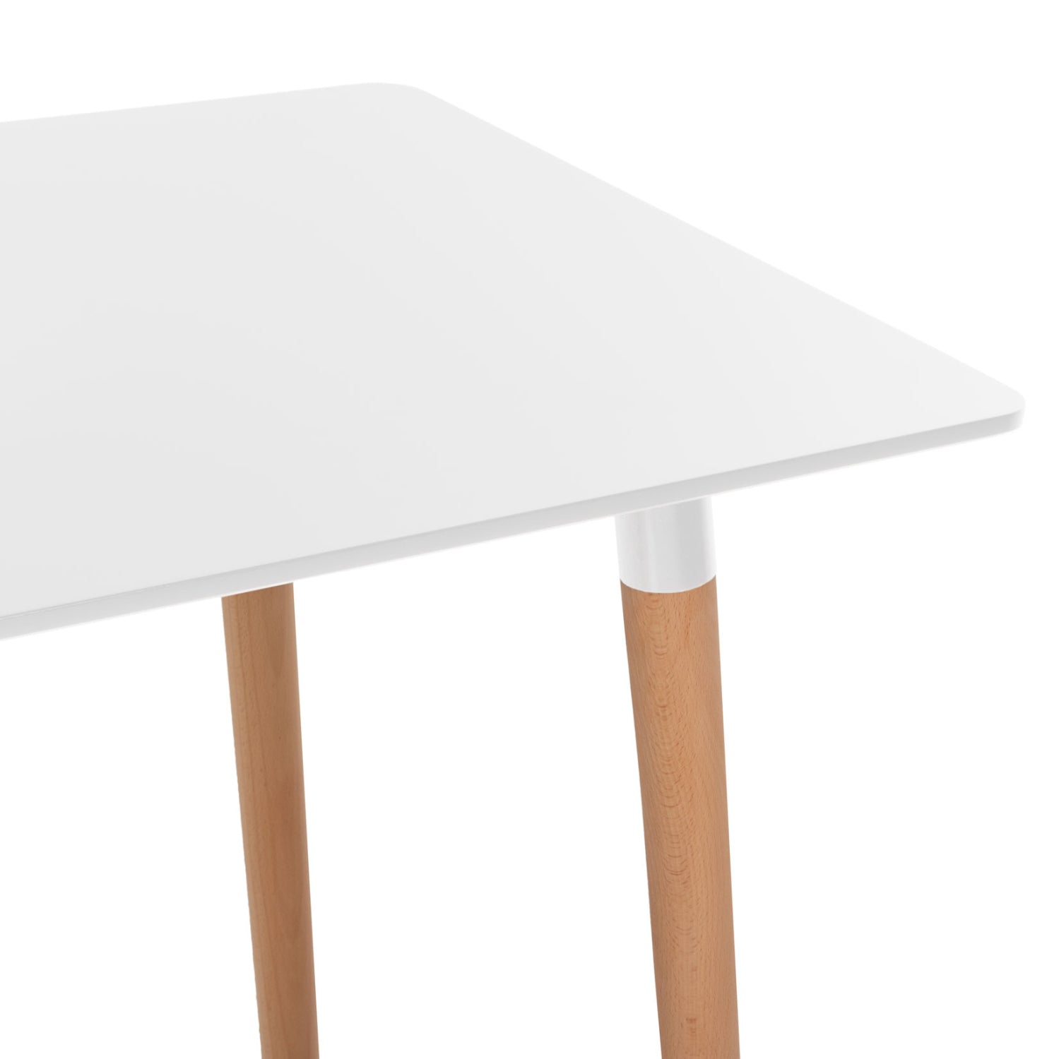 Трапезна маса Тони бял-естествен цвят  120Χ60X74см