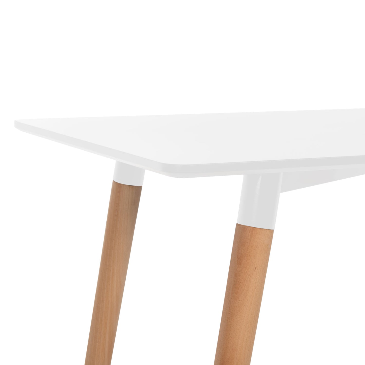 Трапезна маса Тони бял-естествен цвят  120Χ60X74см