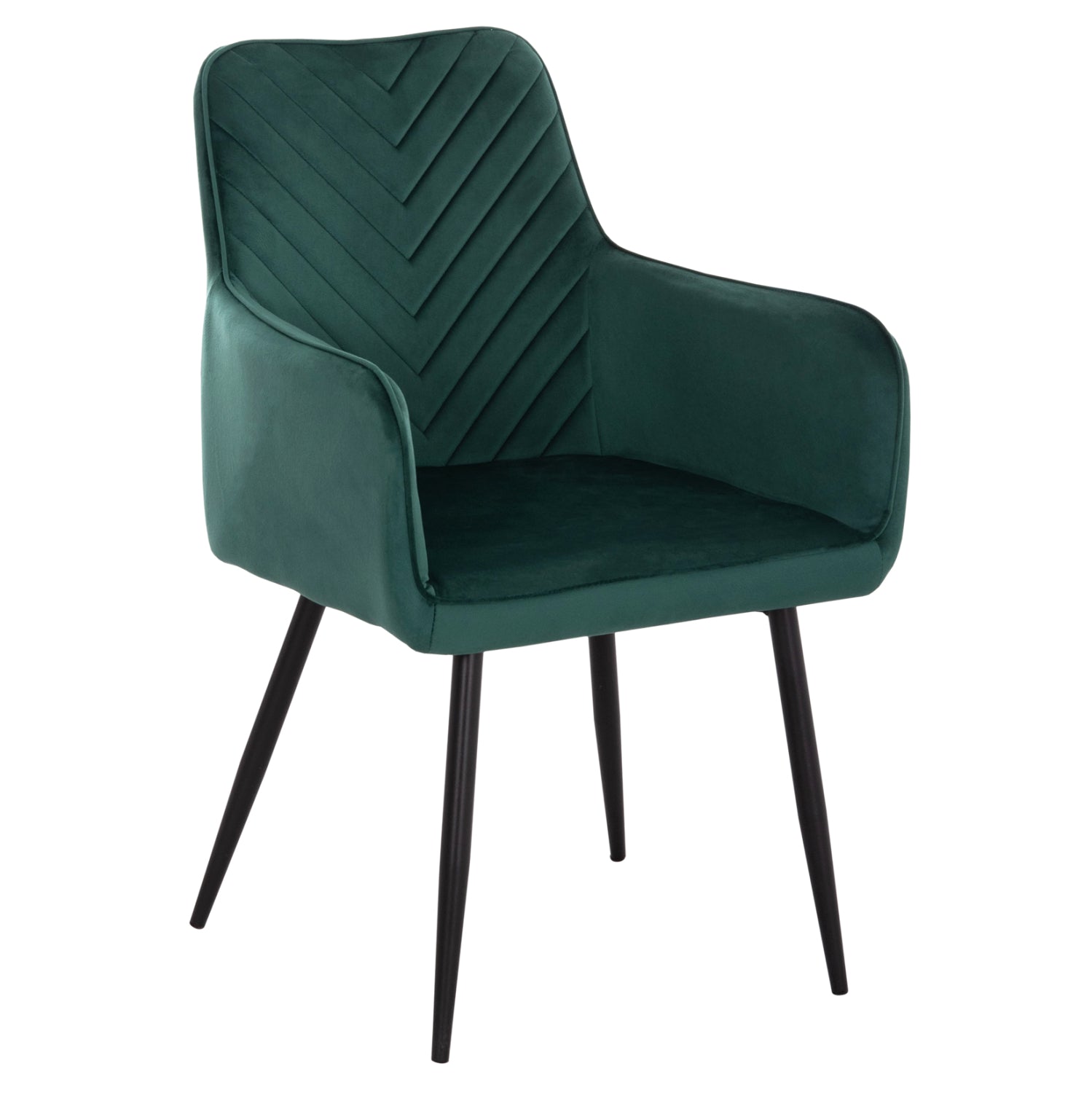 Трапезен стол LATRELL  цвят кипарис 55x57x84см