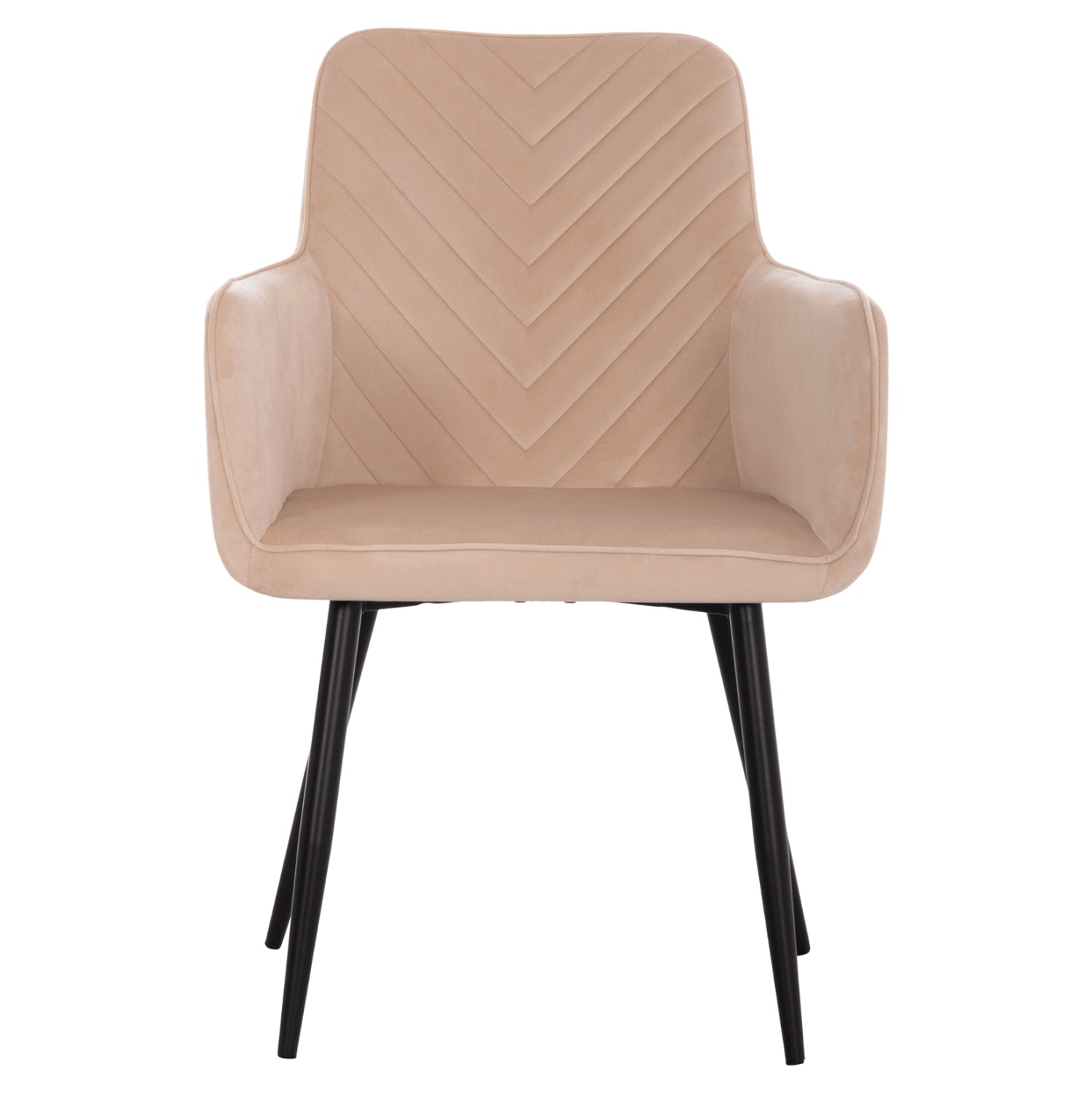 Трапезен стол  LATRELL   цвят екрю 57x56x84см.