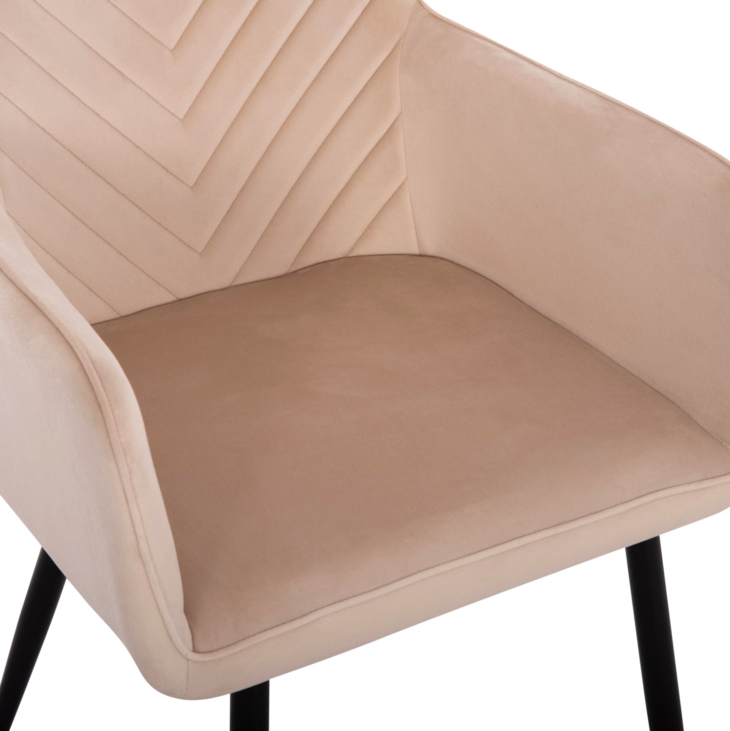 Трапезен стол  LATRELL   цвят екрю 57x56x84см.