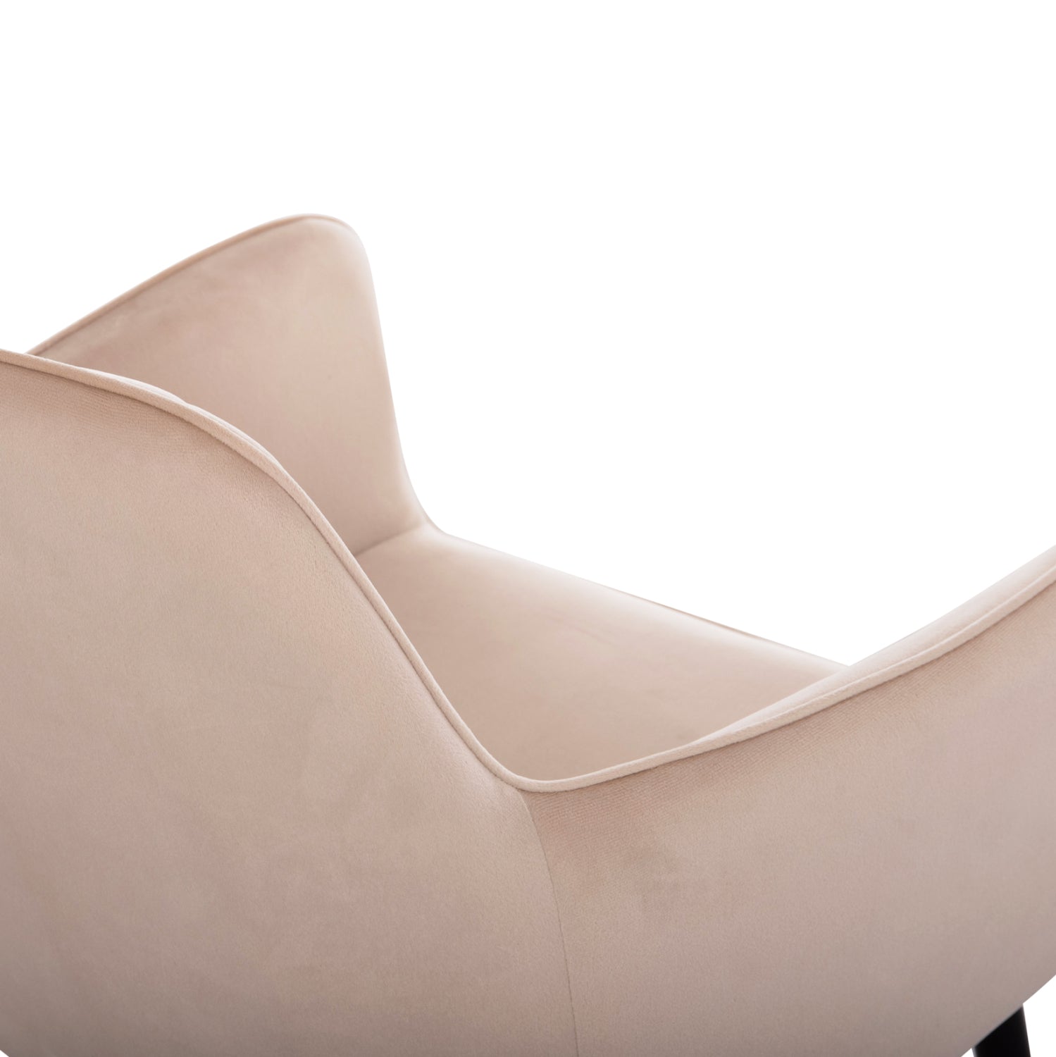 Трапезен стол  LATRELL   цвят екрю 57x56x84см.