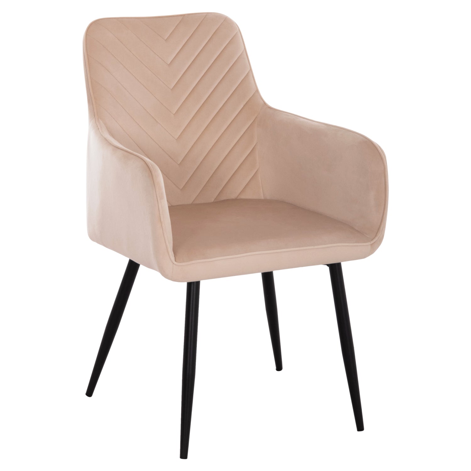 Трапезен стол  LATRELL   цвят екрю 57x56x84см.