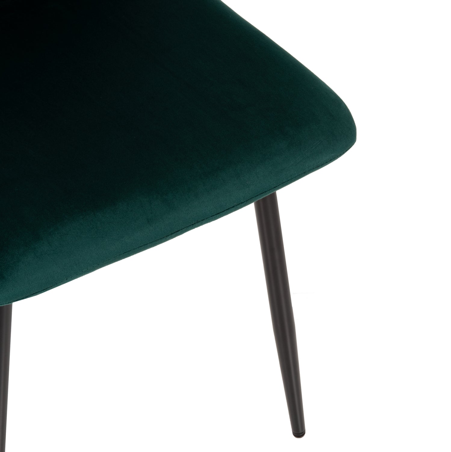 Стол Латрел зелен цвят  43x54x88