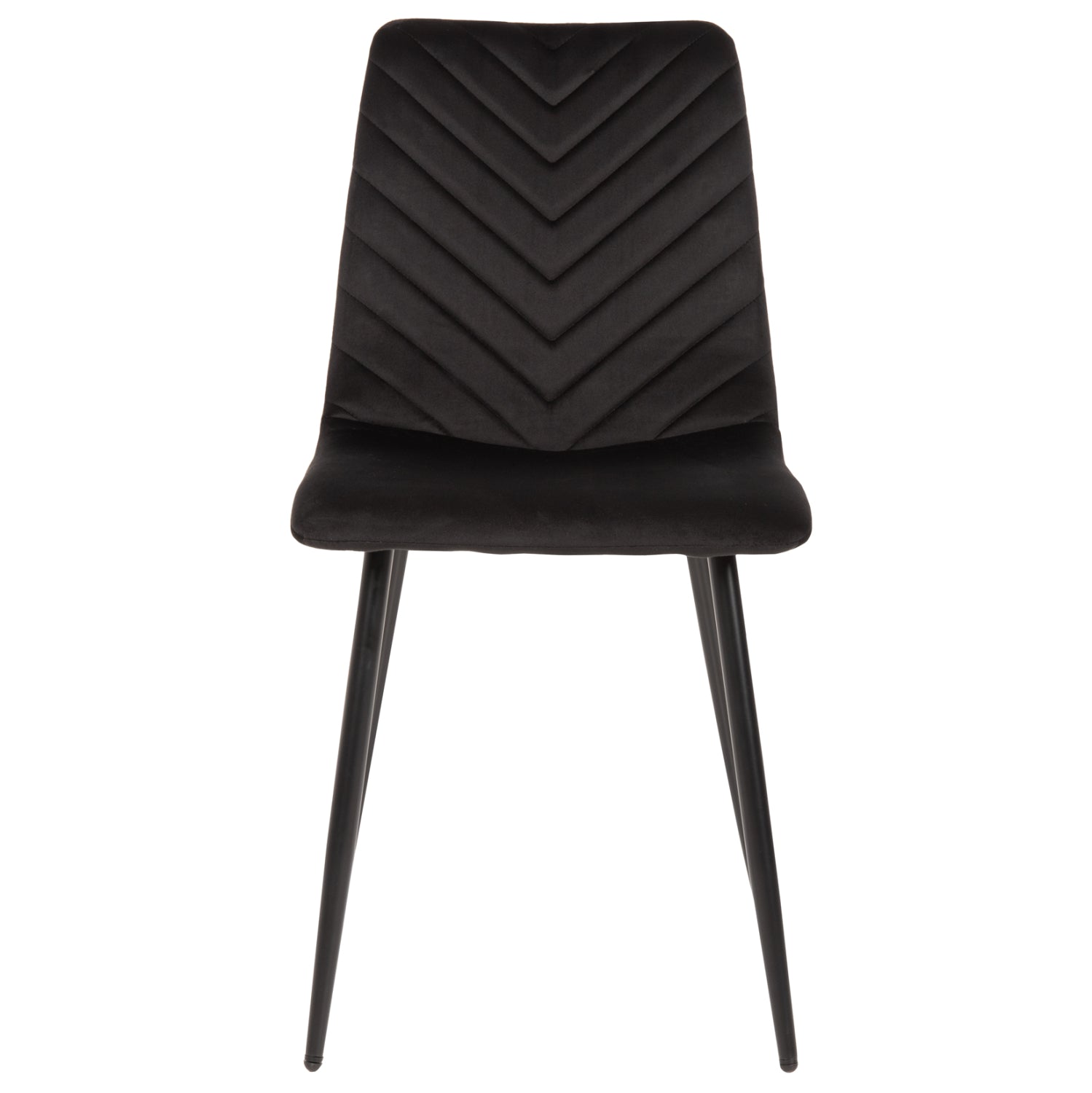 Стол Латрел черен цвят  43x54x88