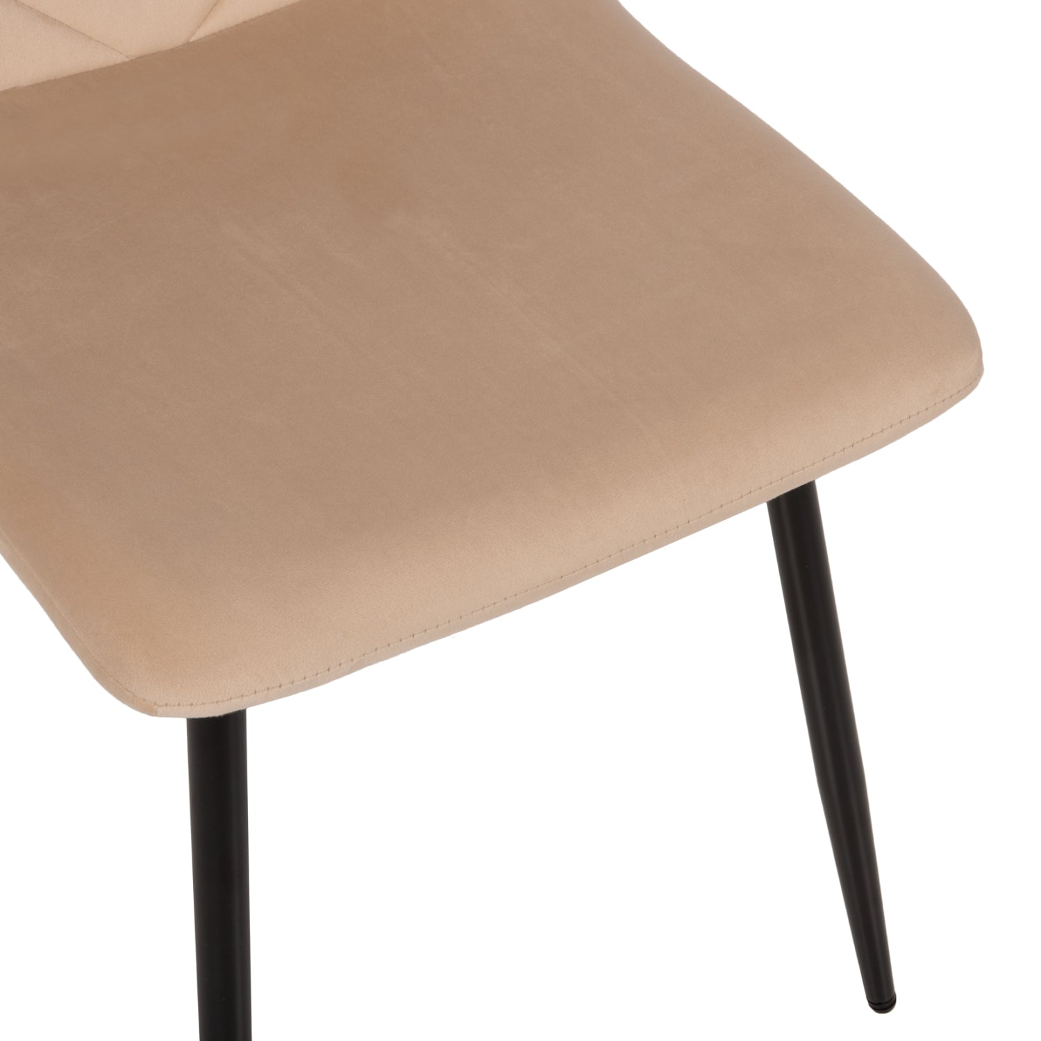 Стол Латрел цвят екрю  43x54x88