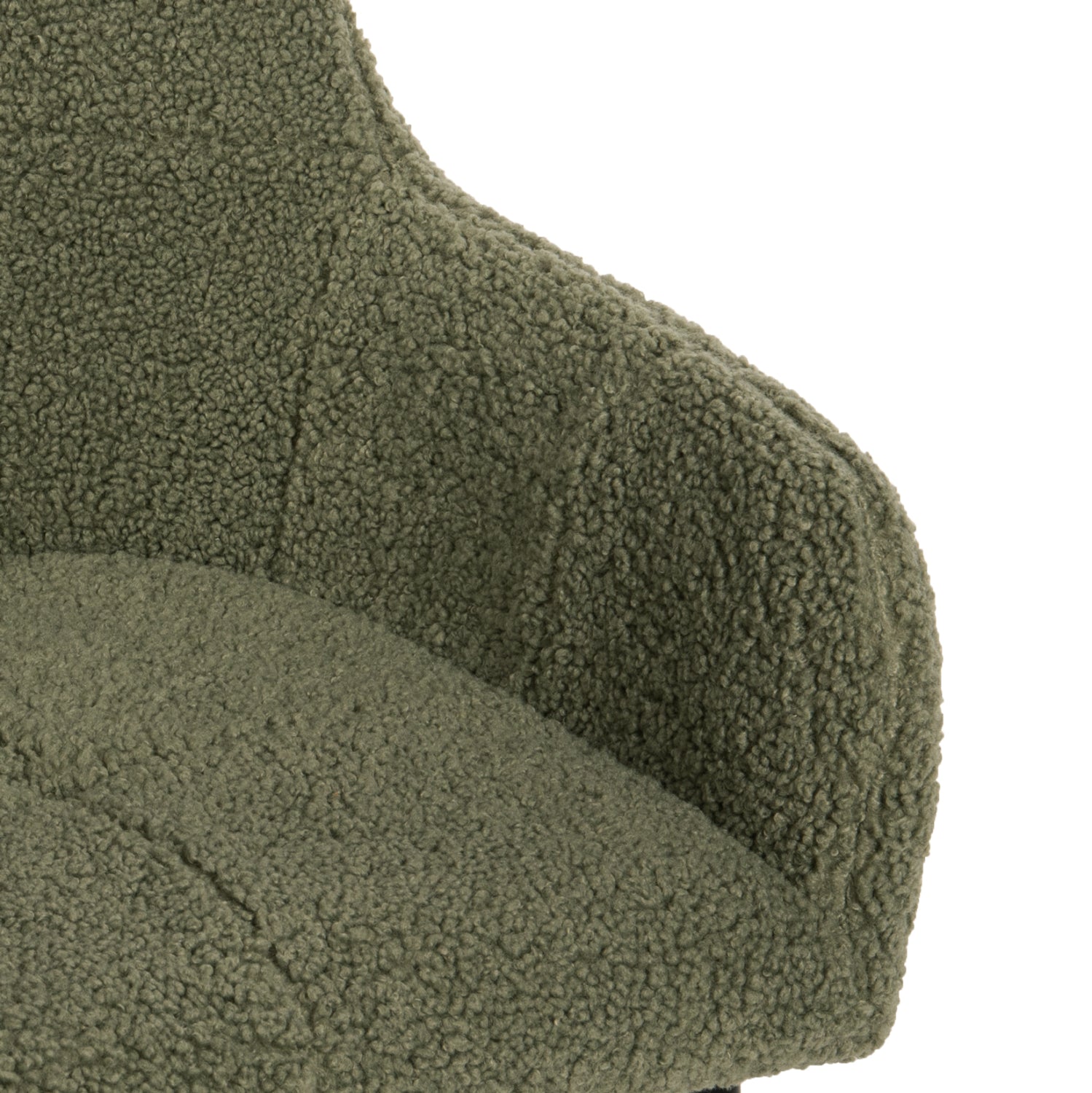 Кресло  SHELLY  букле цвят шам фъстък