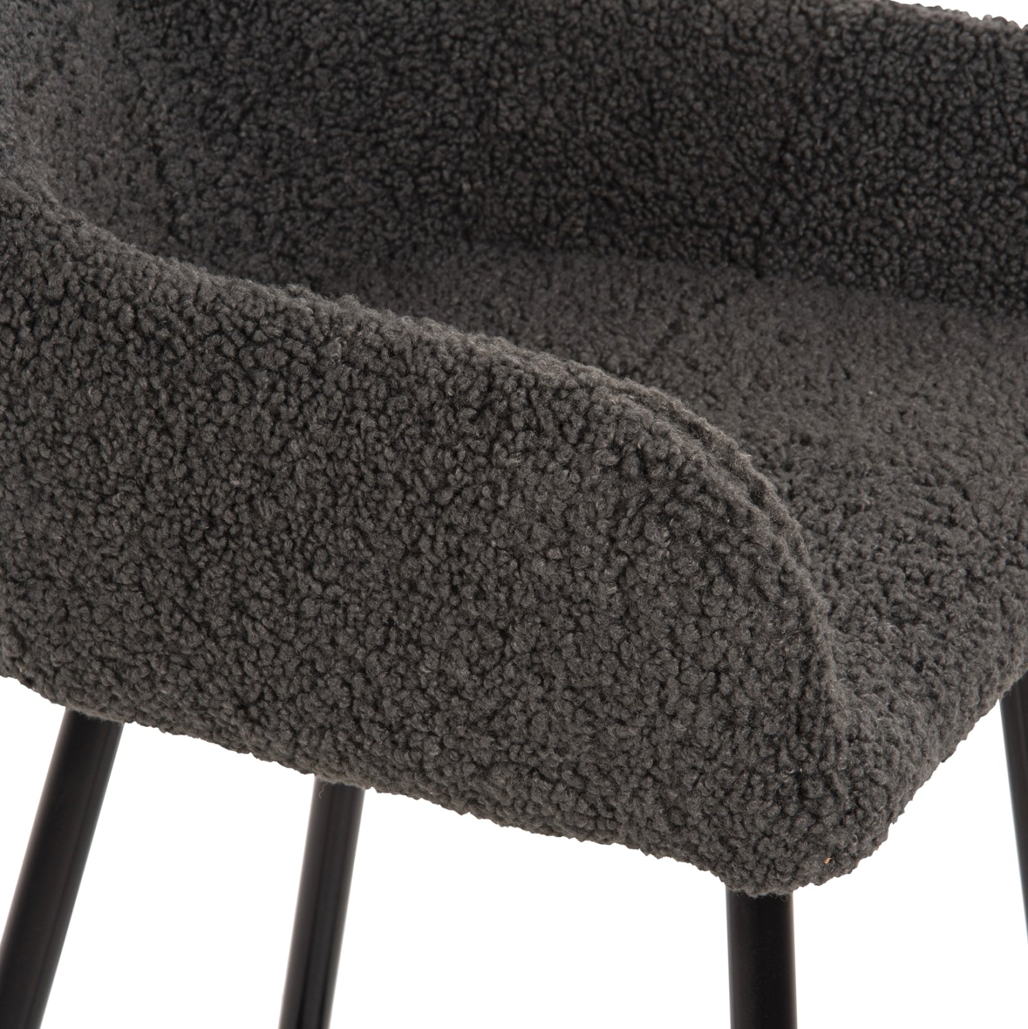 Бар стол  STRIKE букле сив цвят  50x50x94.5см.