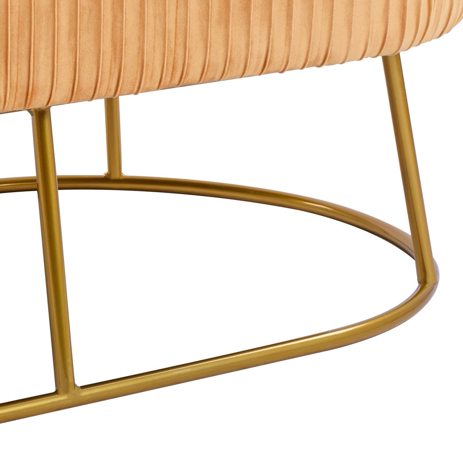 Табуретка Алина златен цвят  118Χ64Χ40,5