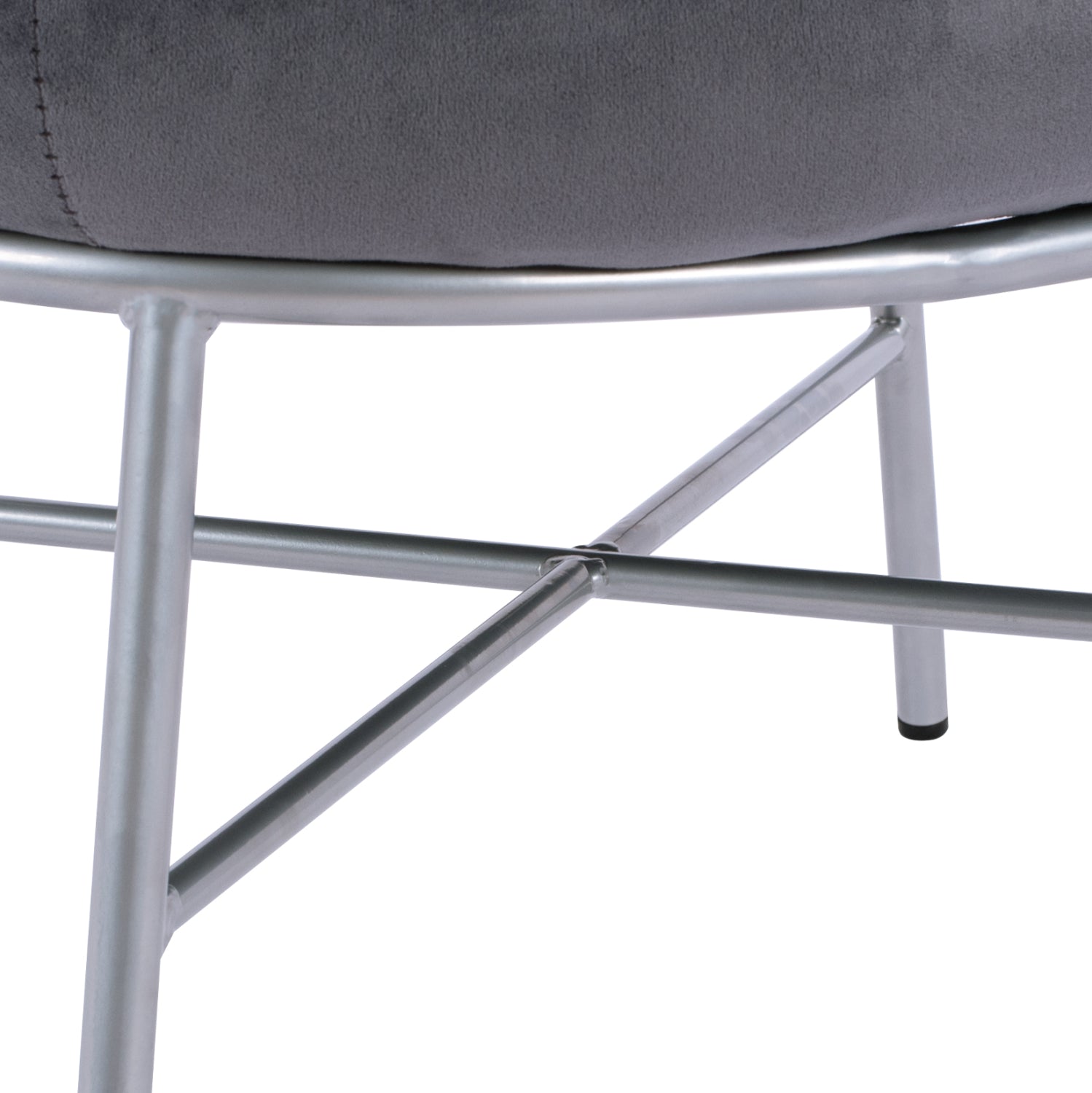 Табуретка Труди  сив цвят  56x47x40