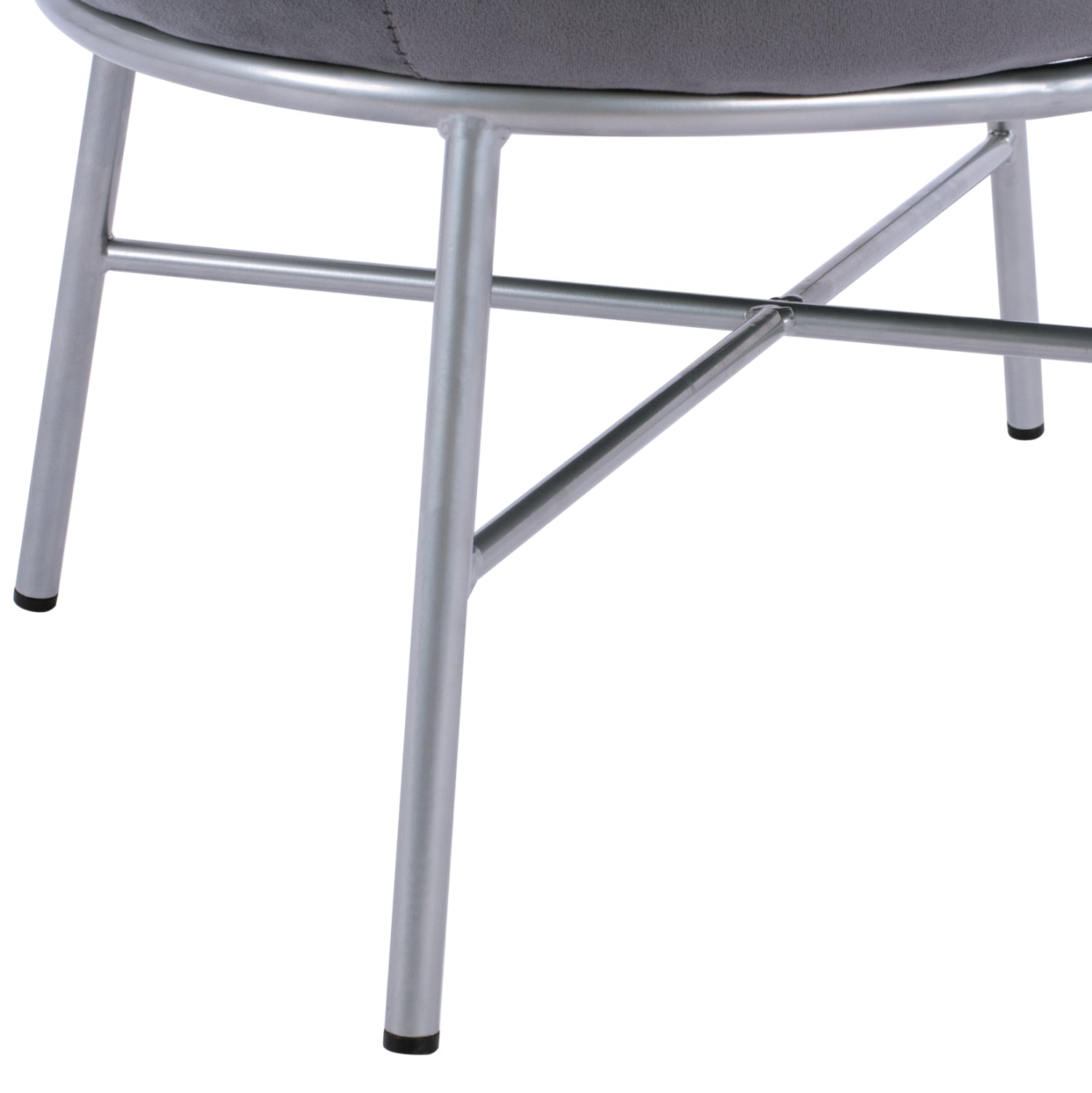 Табуретка Труди  сив цвят  56x47x40