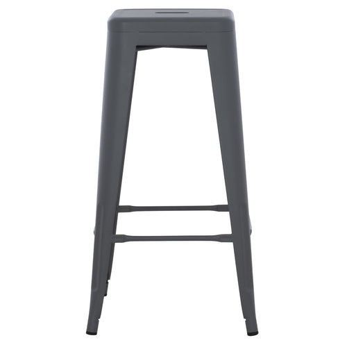 Бар стол MELITA  тъмно сив мат  43x43x78