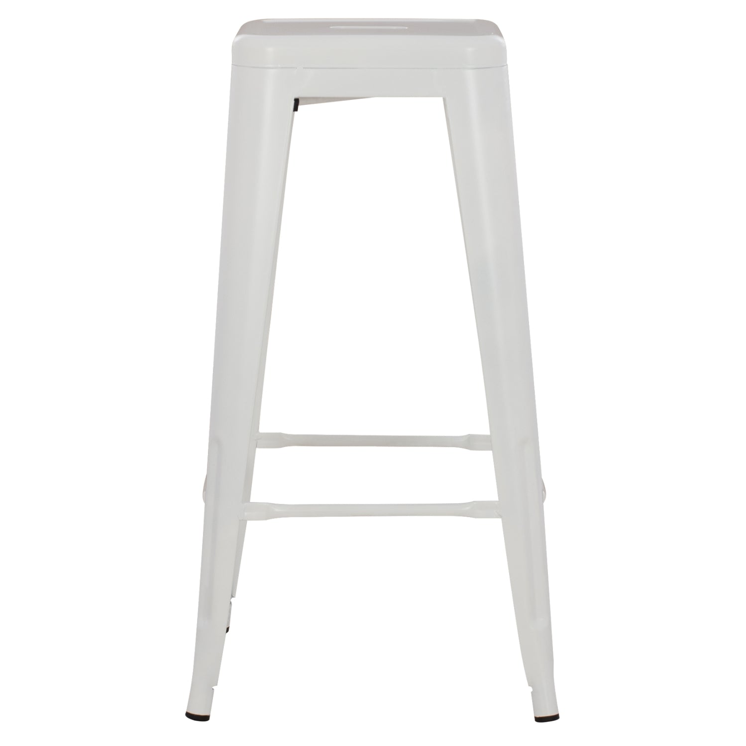 Бар стол MELITA  PRO в матов бял цвят 43x43x78см