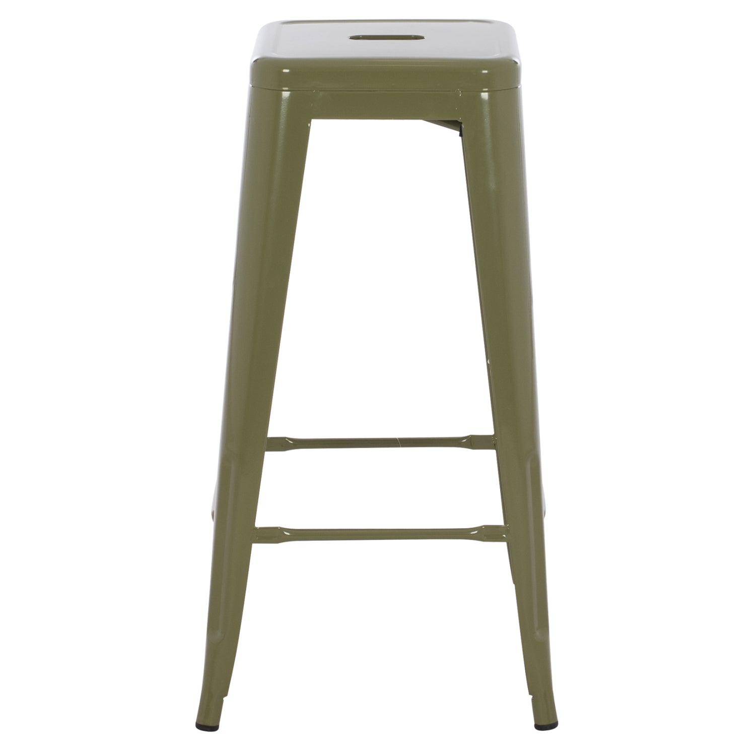 Бар стол MELITA PRO цвят тъмна маслина 43x43x78