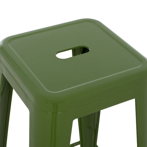Бар стол MELITA PRO в светло маслинено зелено 43x43x78см