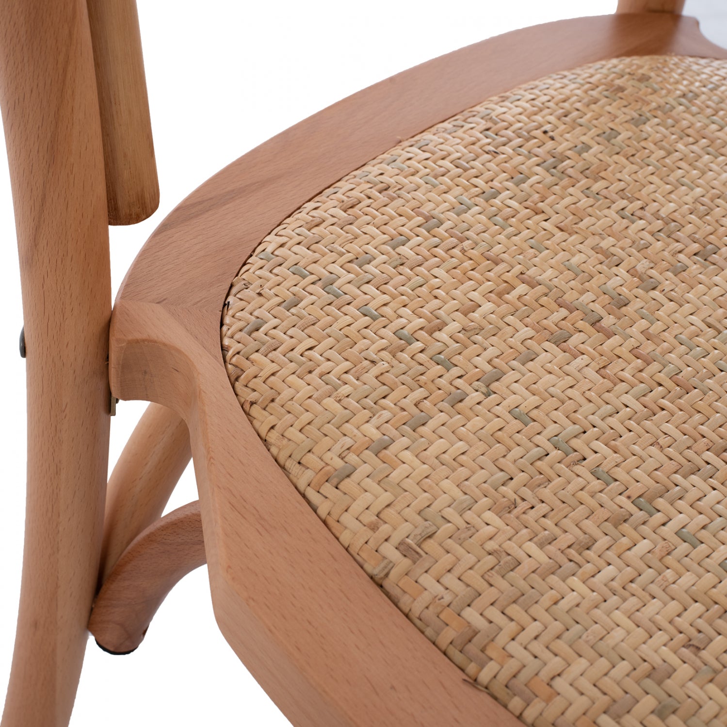 Дървен стол ALIYAH бук натурал  45x54x89