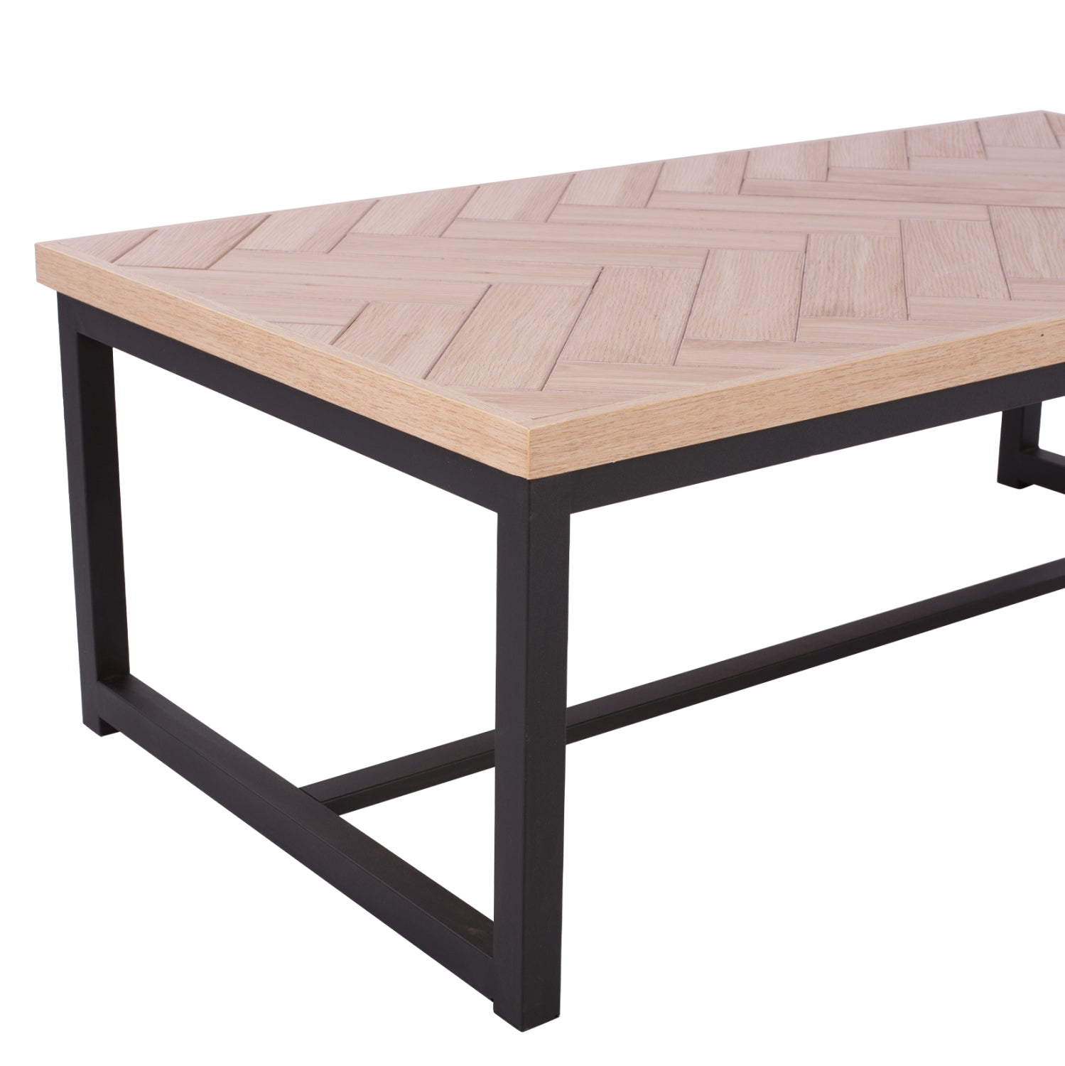 Холна маса Шанел  естествен-черен цвят  110x59x38 см