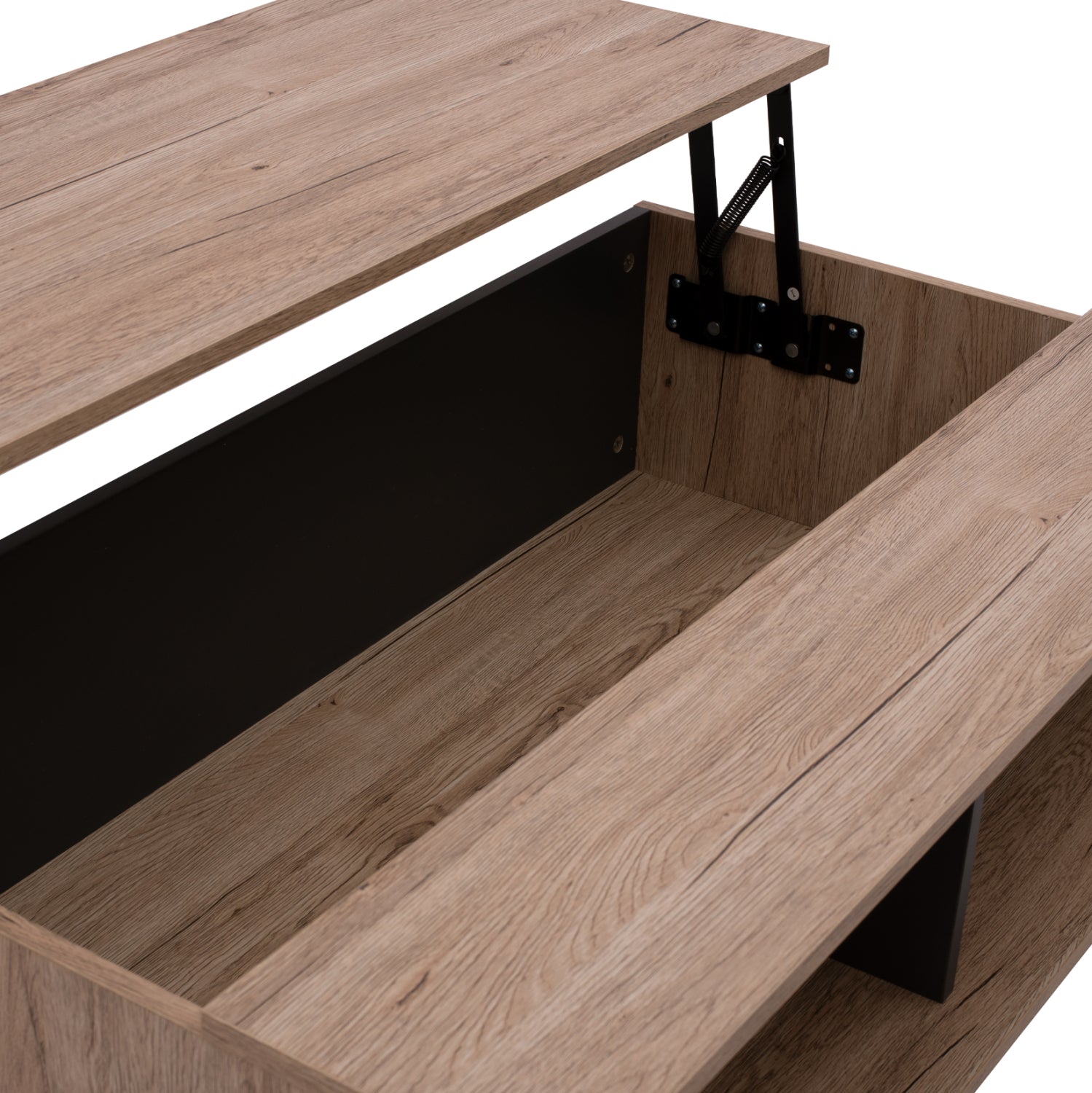 Холна маса Маргарит цвят дъб-антрацит 100x58x39-53см