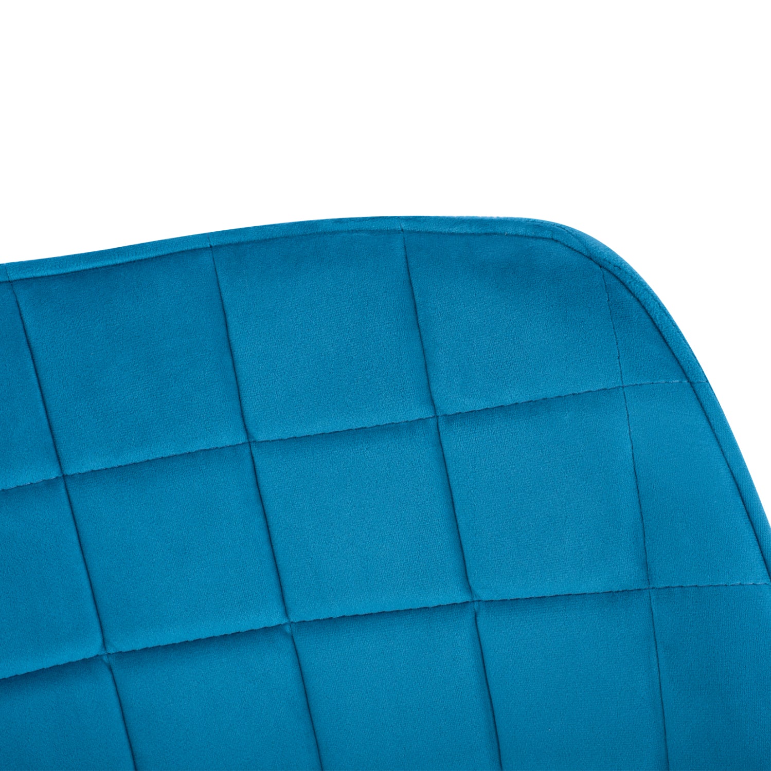 Кресло Бенждамин цвят черен-тюркоаз