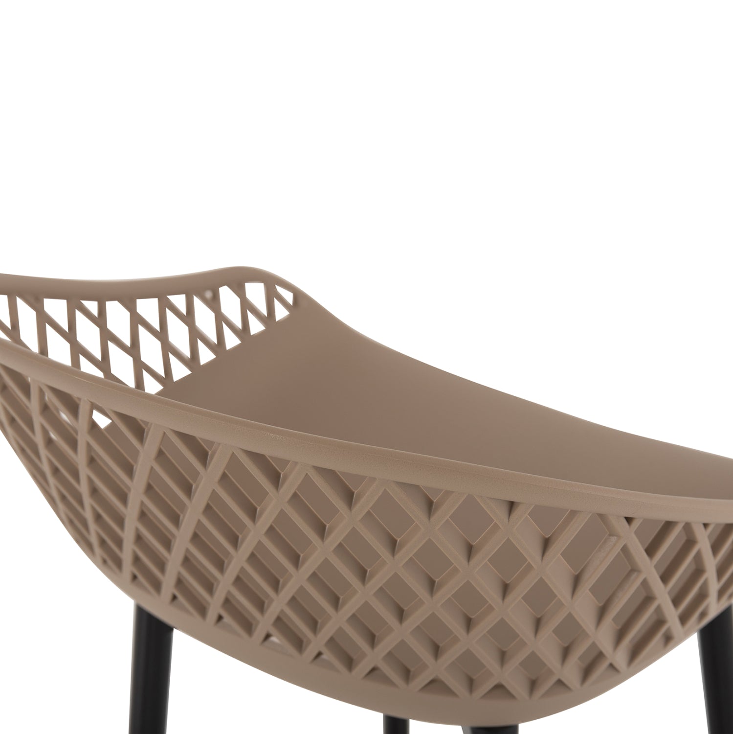 Бар стол  AVAYA цвят капучино-черен