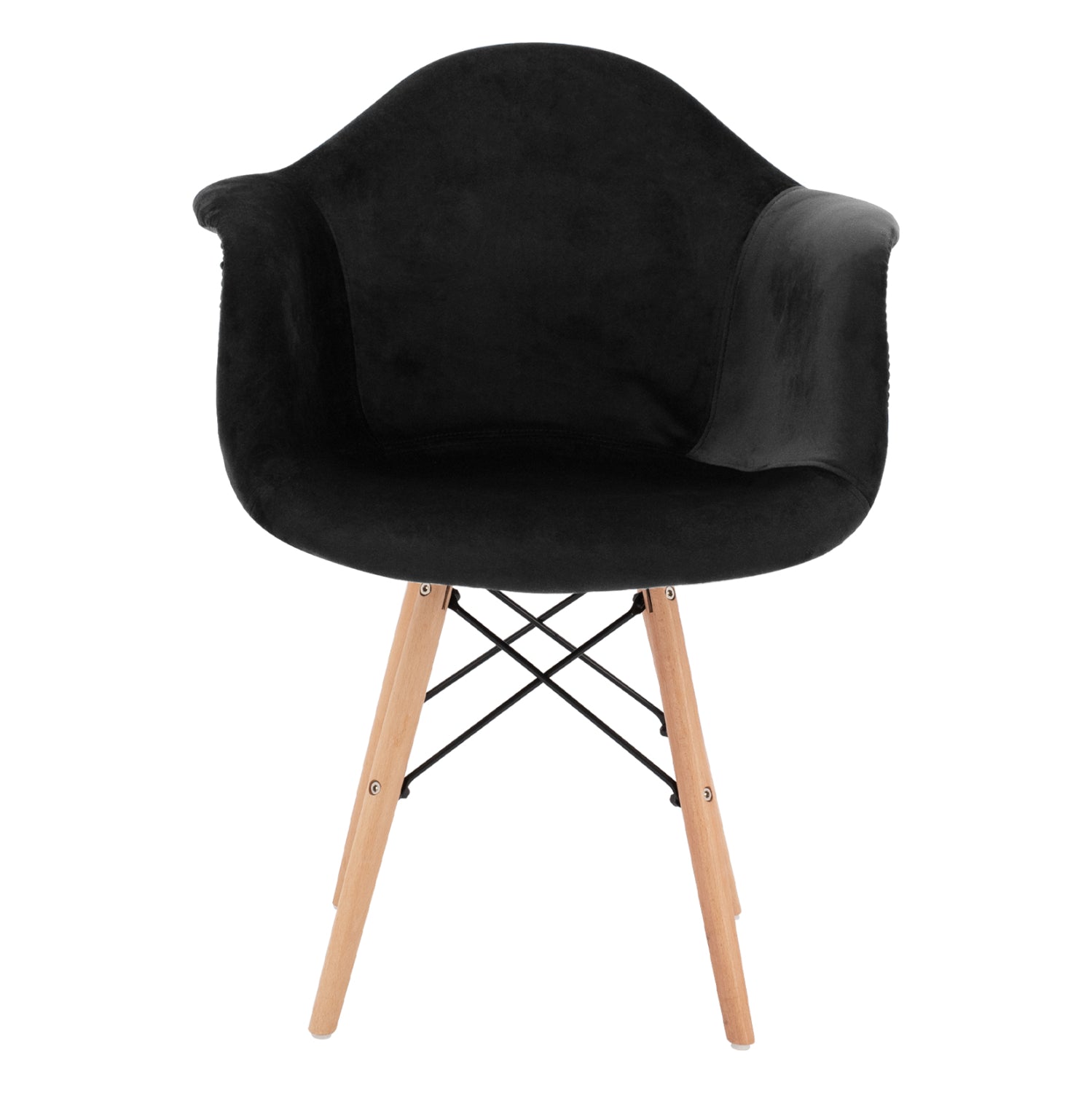 Кресло алеа кадифечерен цвят