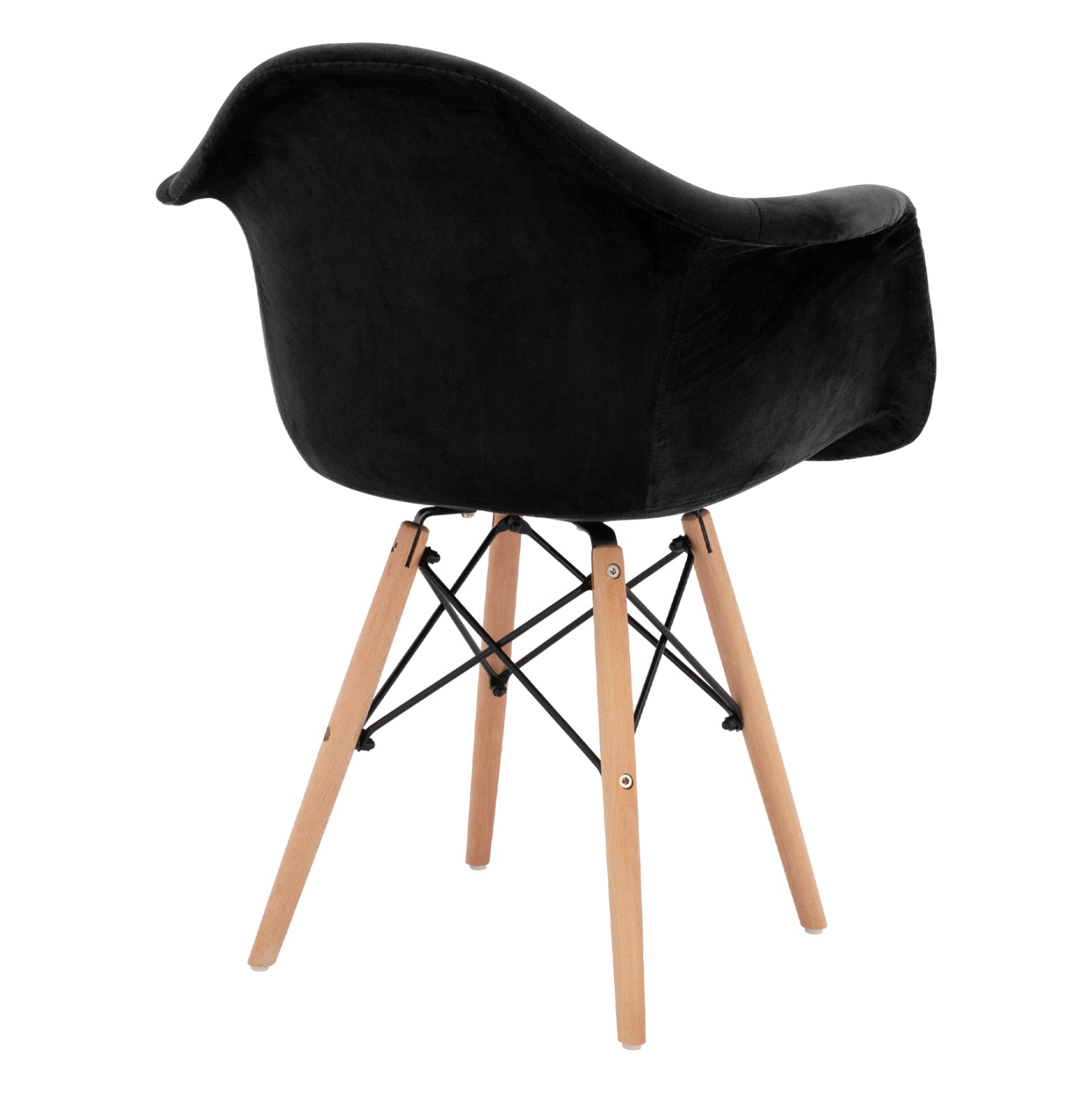 Кресло алеа кадифечерен цвят