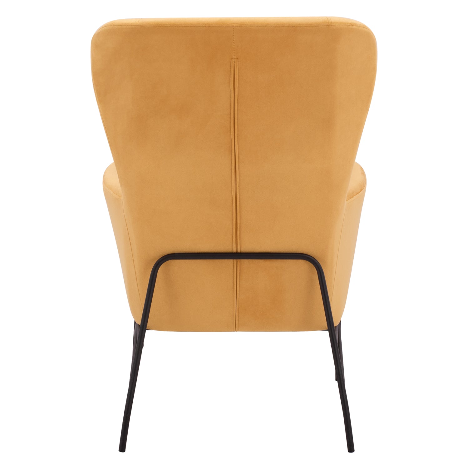 Кресло БЕРГЕР кадифе златен нюанс /черен метален крак 67x80x102 cm.