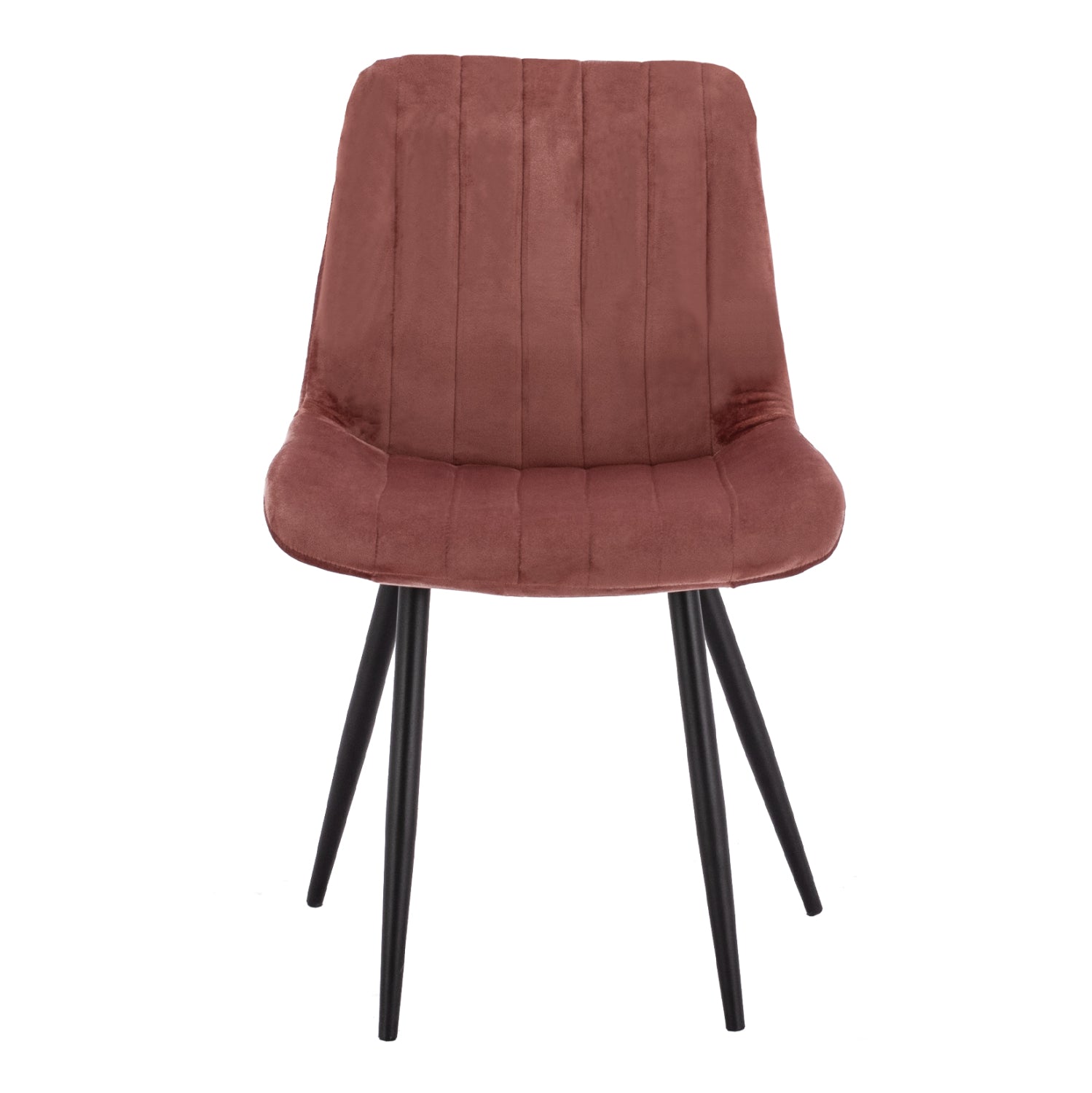 Стол Чейз кадифе розов цвят