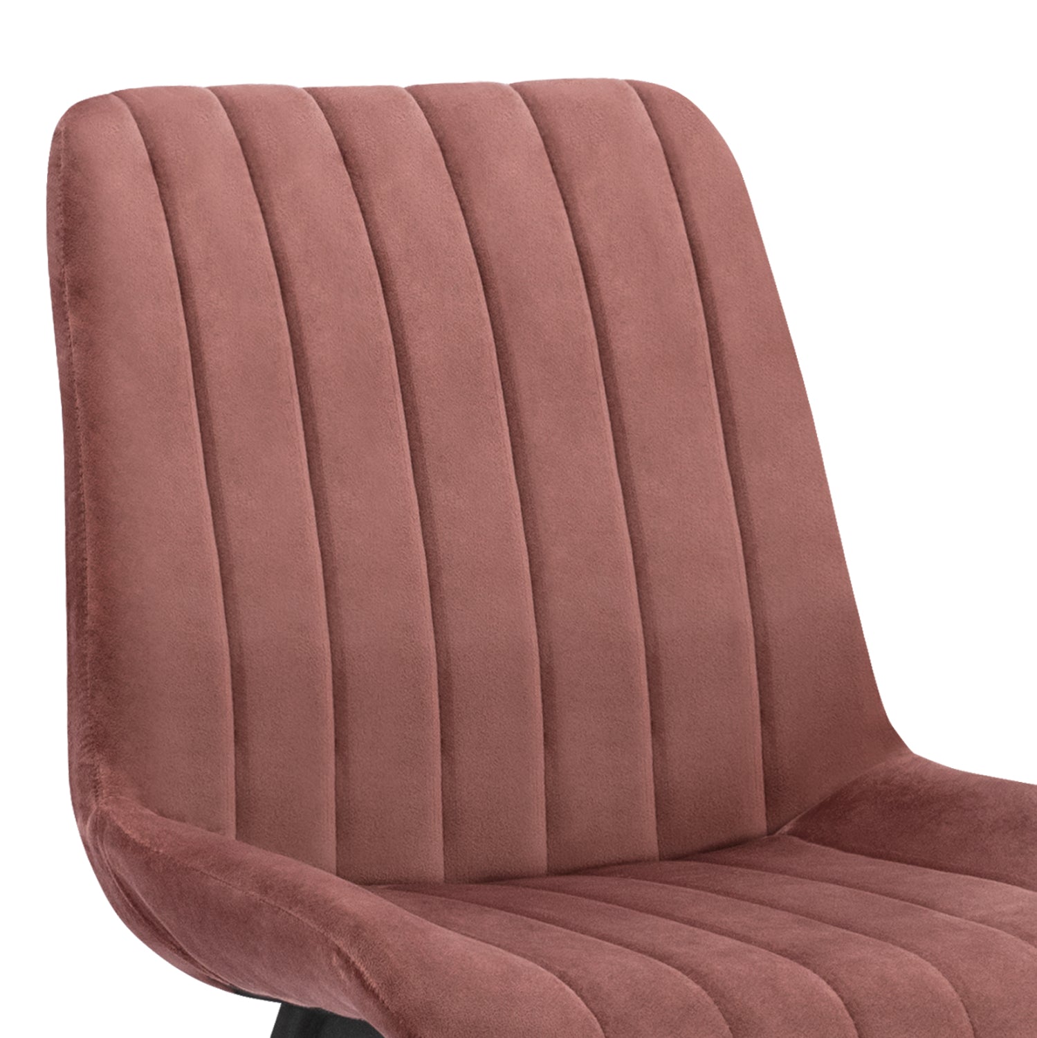 Стол Чейз кадифе розов цвят