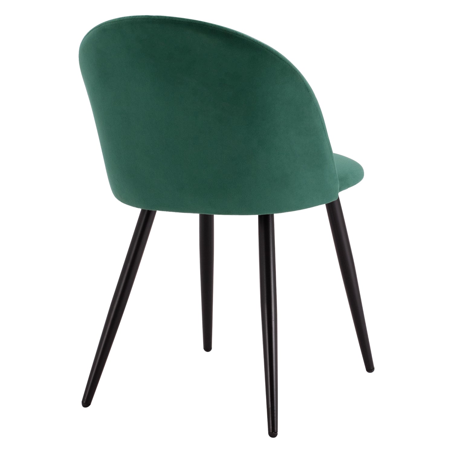 Стол Мелани кадифе зелен цвят