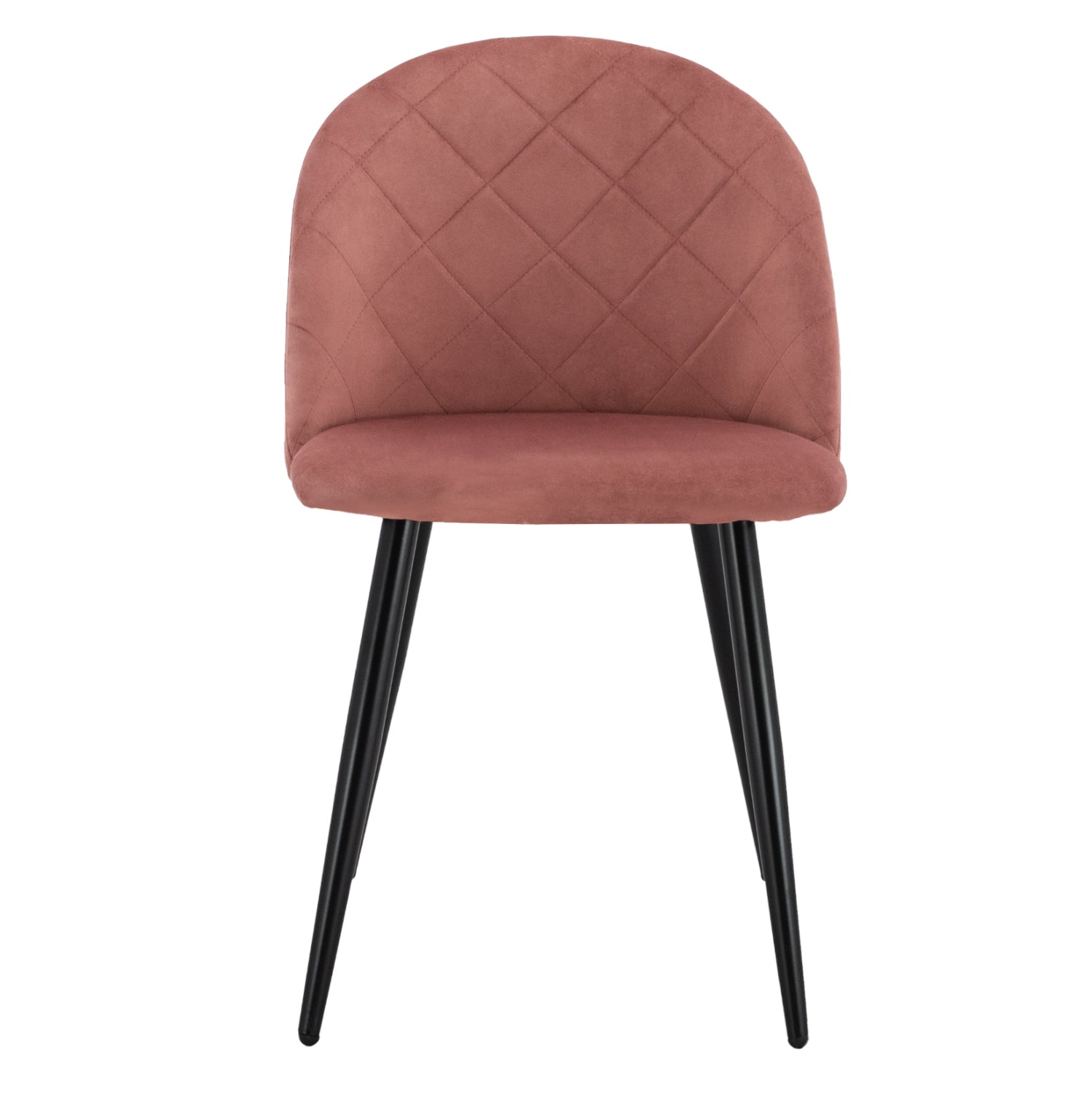 Стол Мелани  кадифе розов цвят