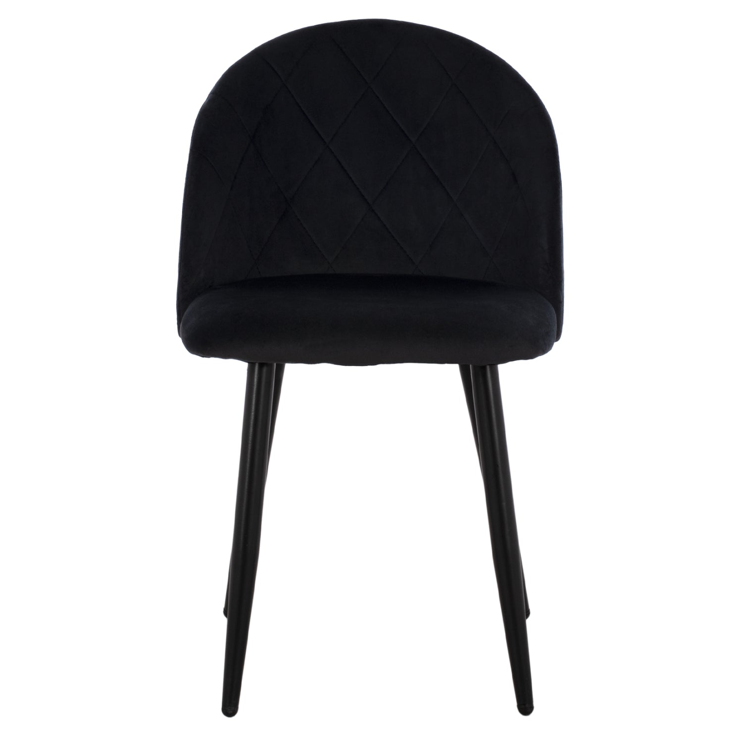 Трапезен стол Мелани черен цвят 45x52x77см