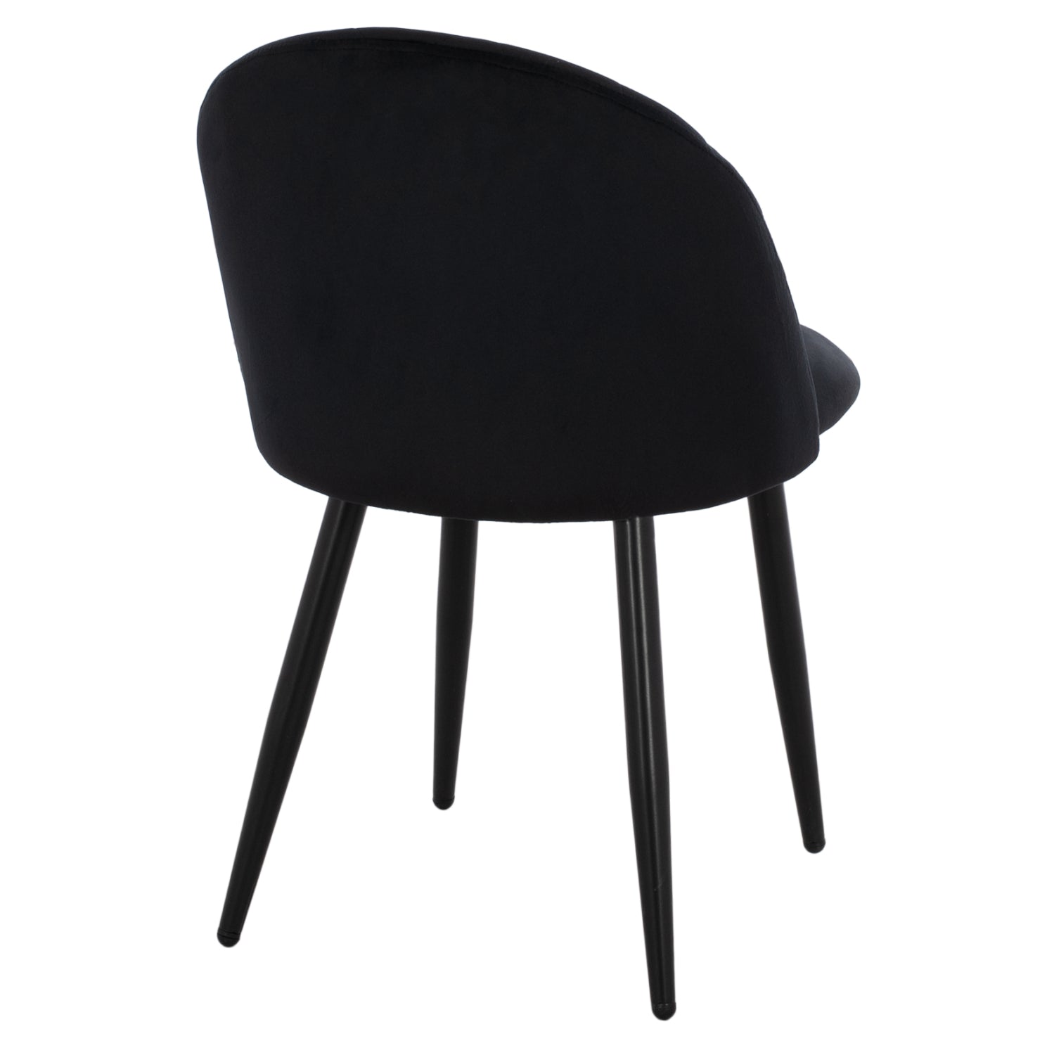 Трапезен стол Мелани черен цвят 45x52x77см