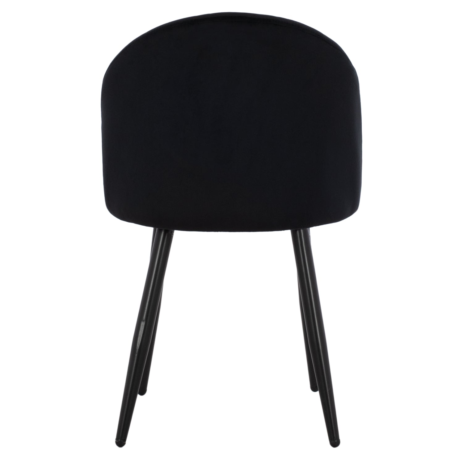 Трапезен стол Мелани черен цвят 45x52x77см