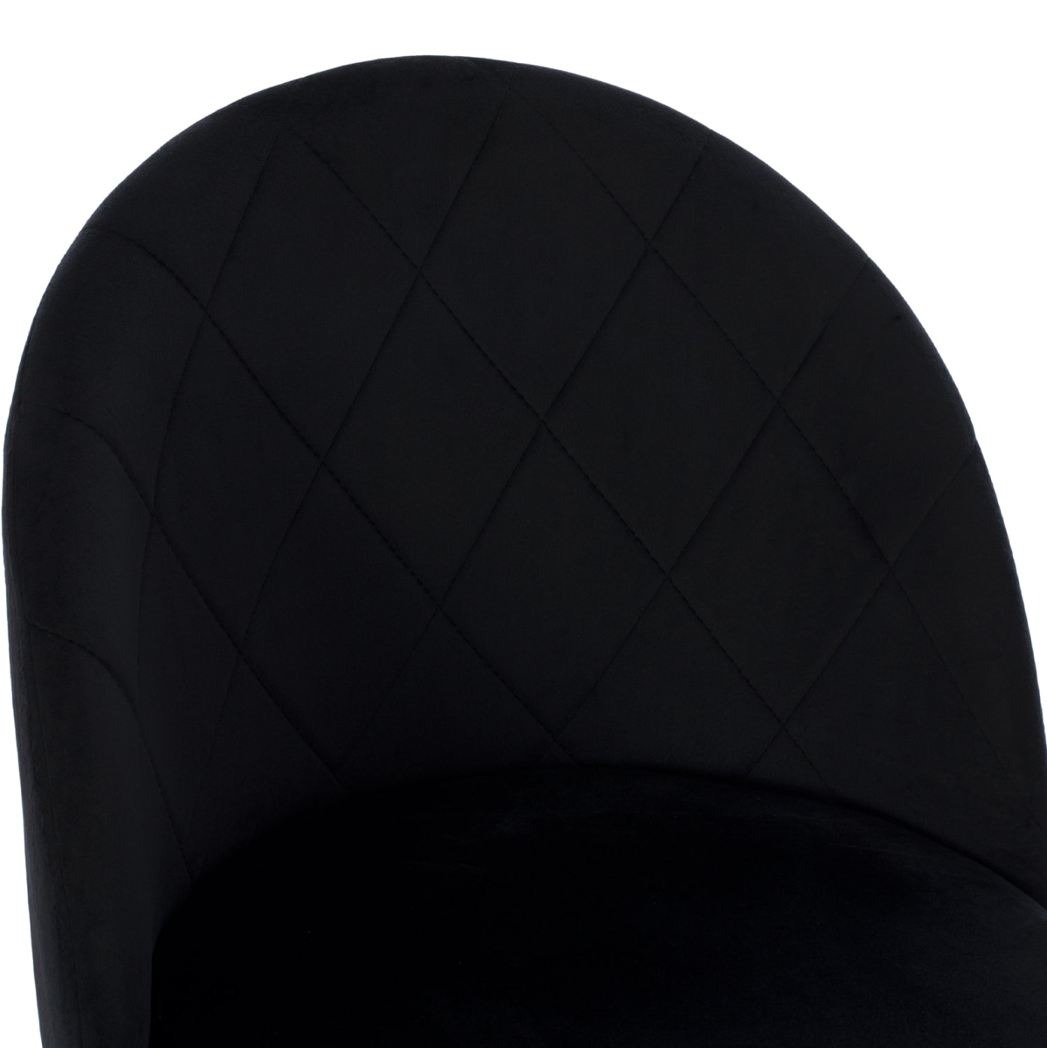 Трапезен стол Мелани черен цвят 45x52x77см