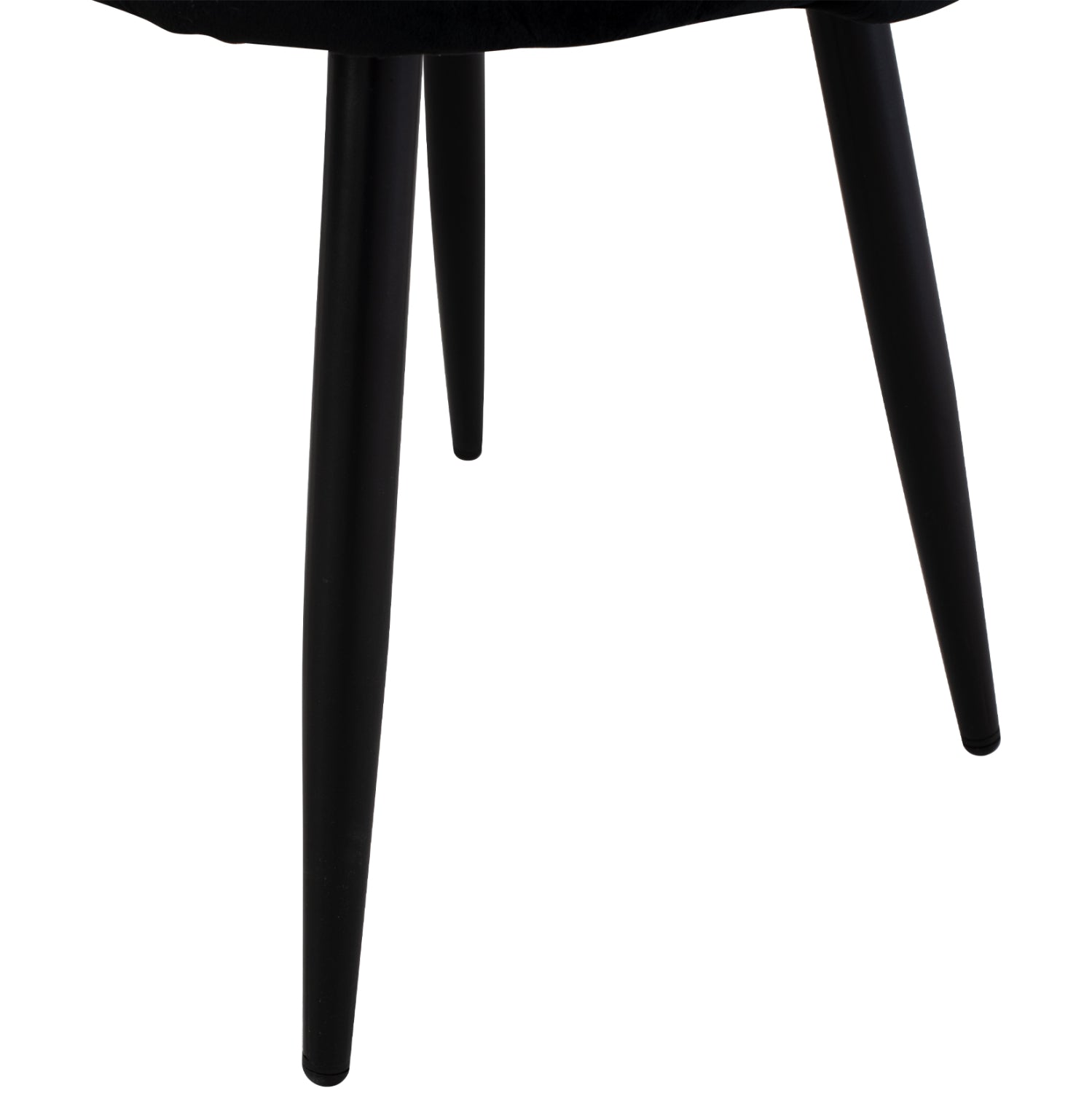 Трапезен стол Мелани черен цвят 45x52x77см