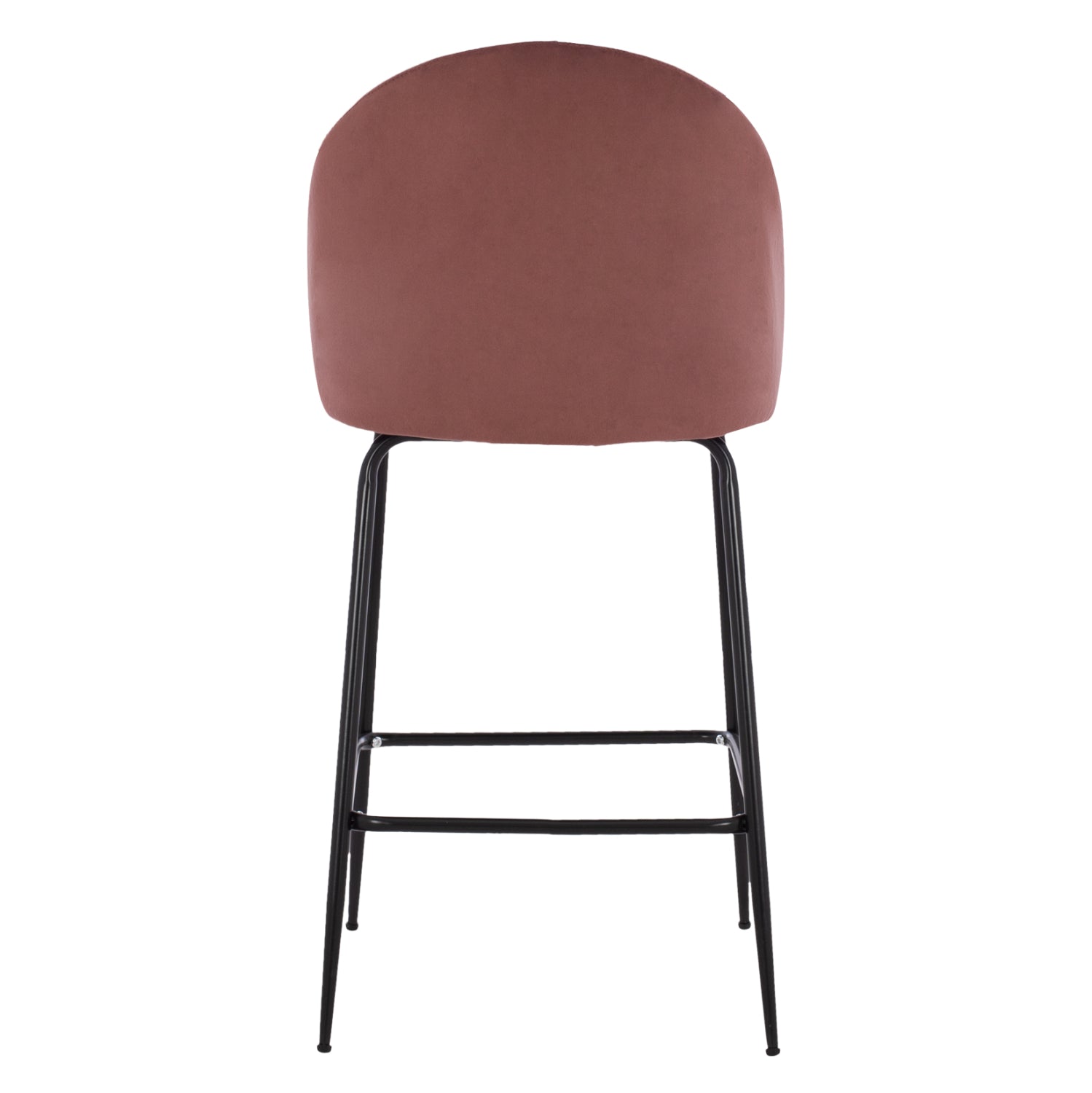 Бар стол Мелани  розов цвят 45x53x98см