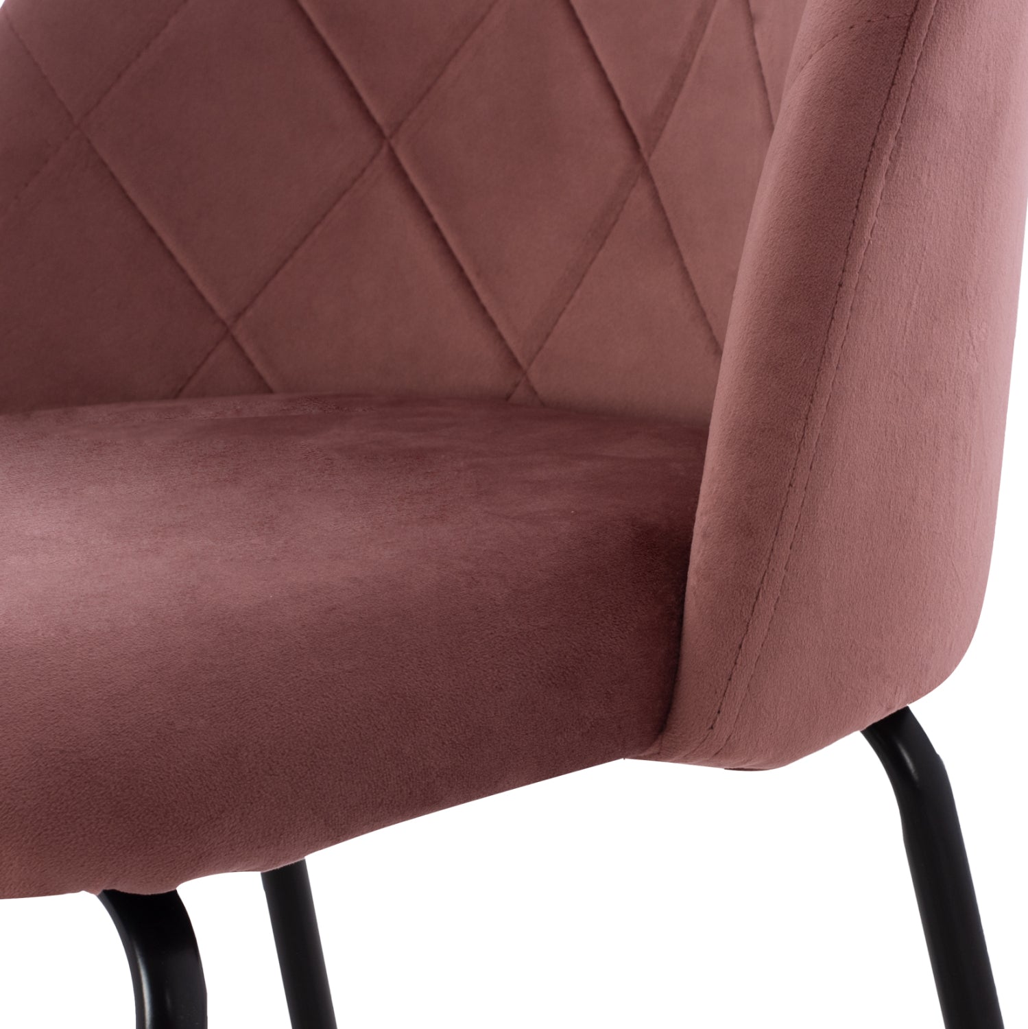 Бар стол Мелани  розов цвят 45x53x98см