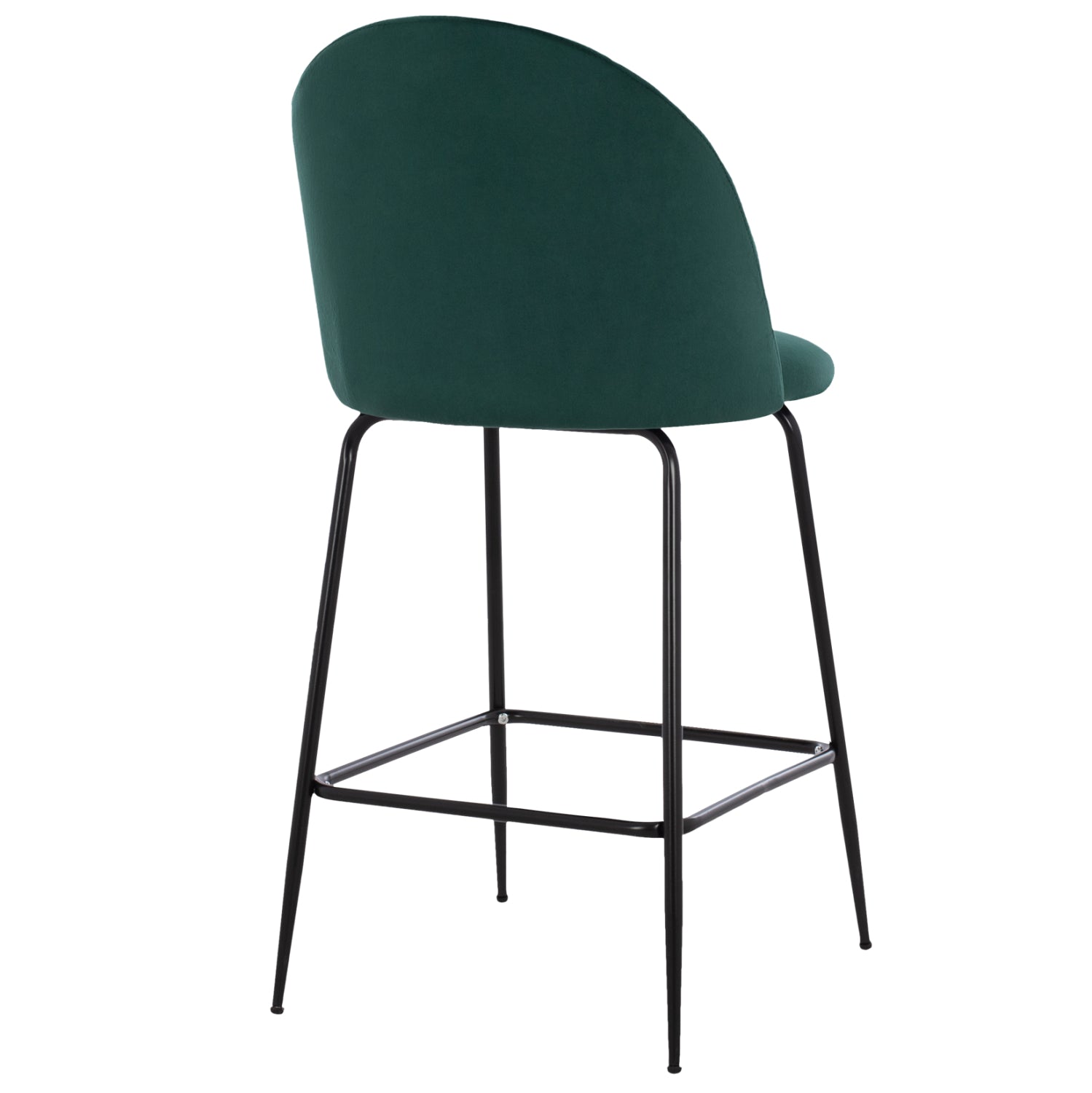 Бар стол Мелани  зелен цвят 45x53x98см