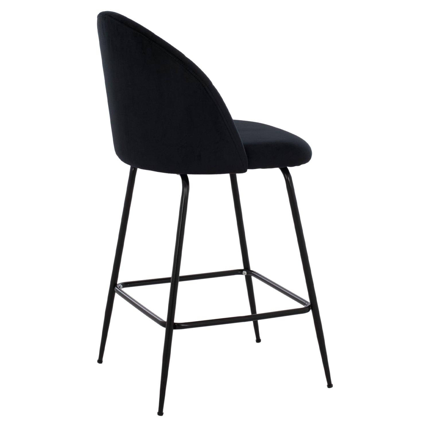 Бар стол Мелани черен цвят 45x53x98см