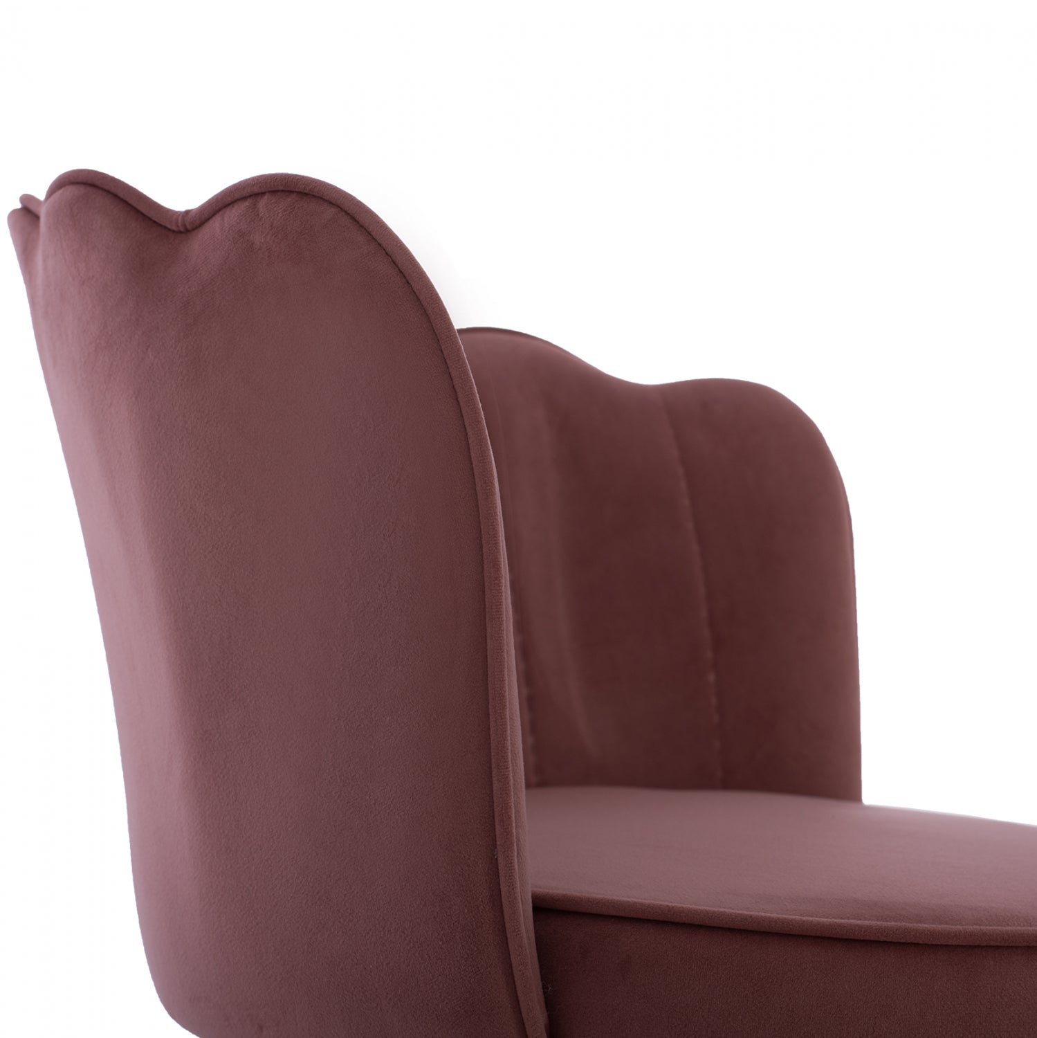 Бар стол VESNA средна височина-розово кадифе  50x50x90