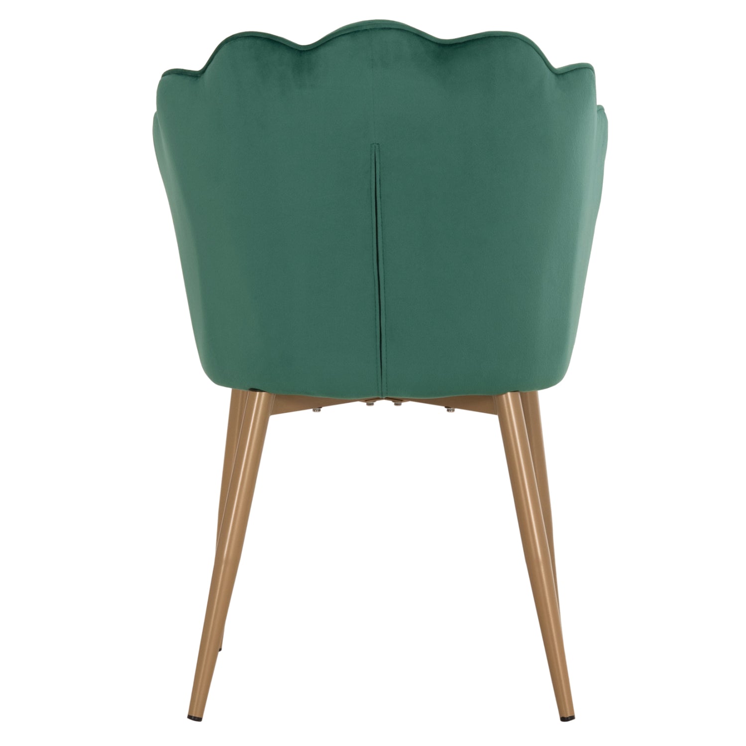 Стол Ави голд кадифе зелен цвят