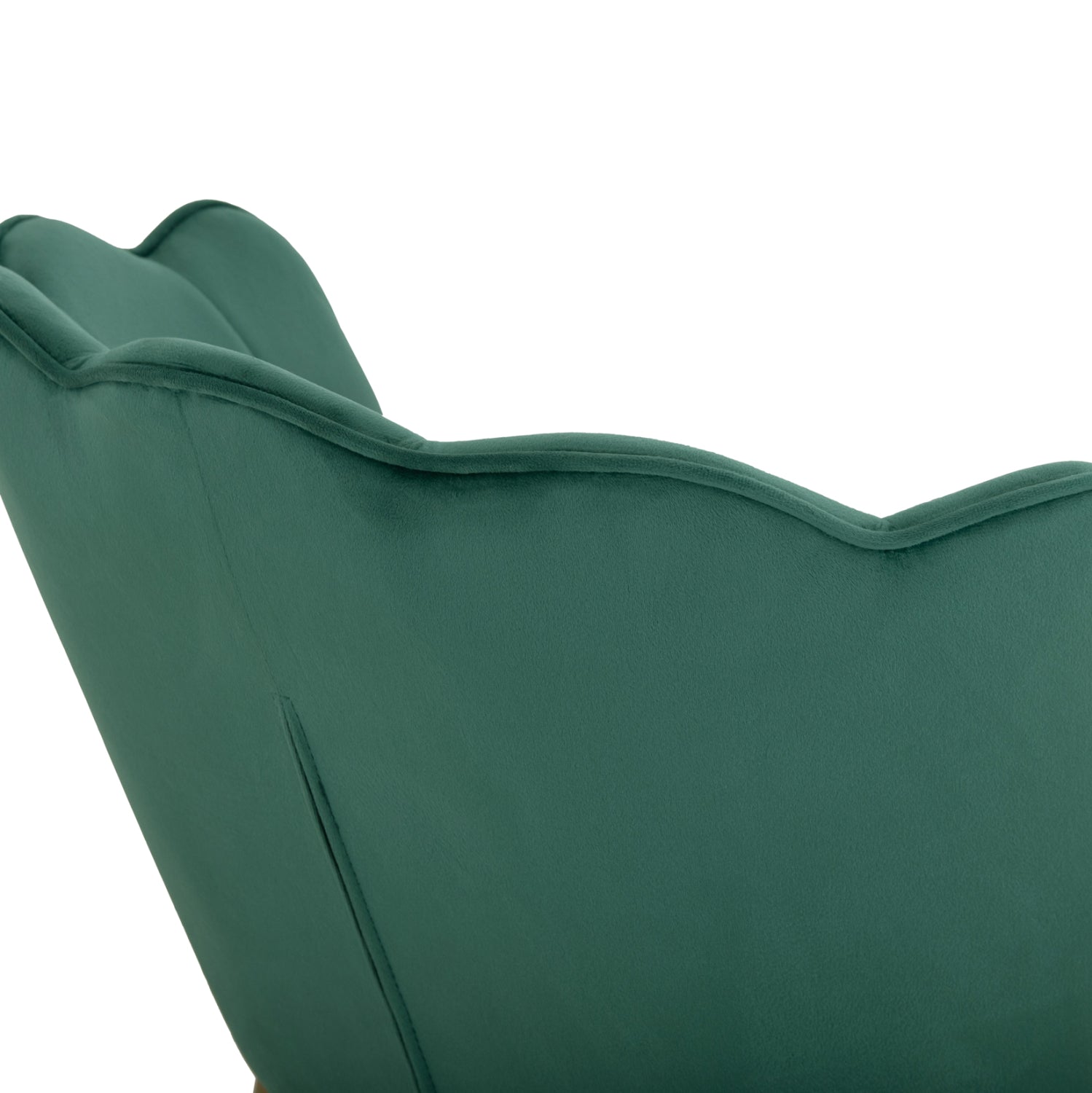 Стол Ави голд кадифе зелен цвят