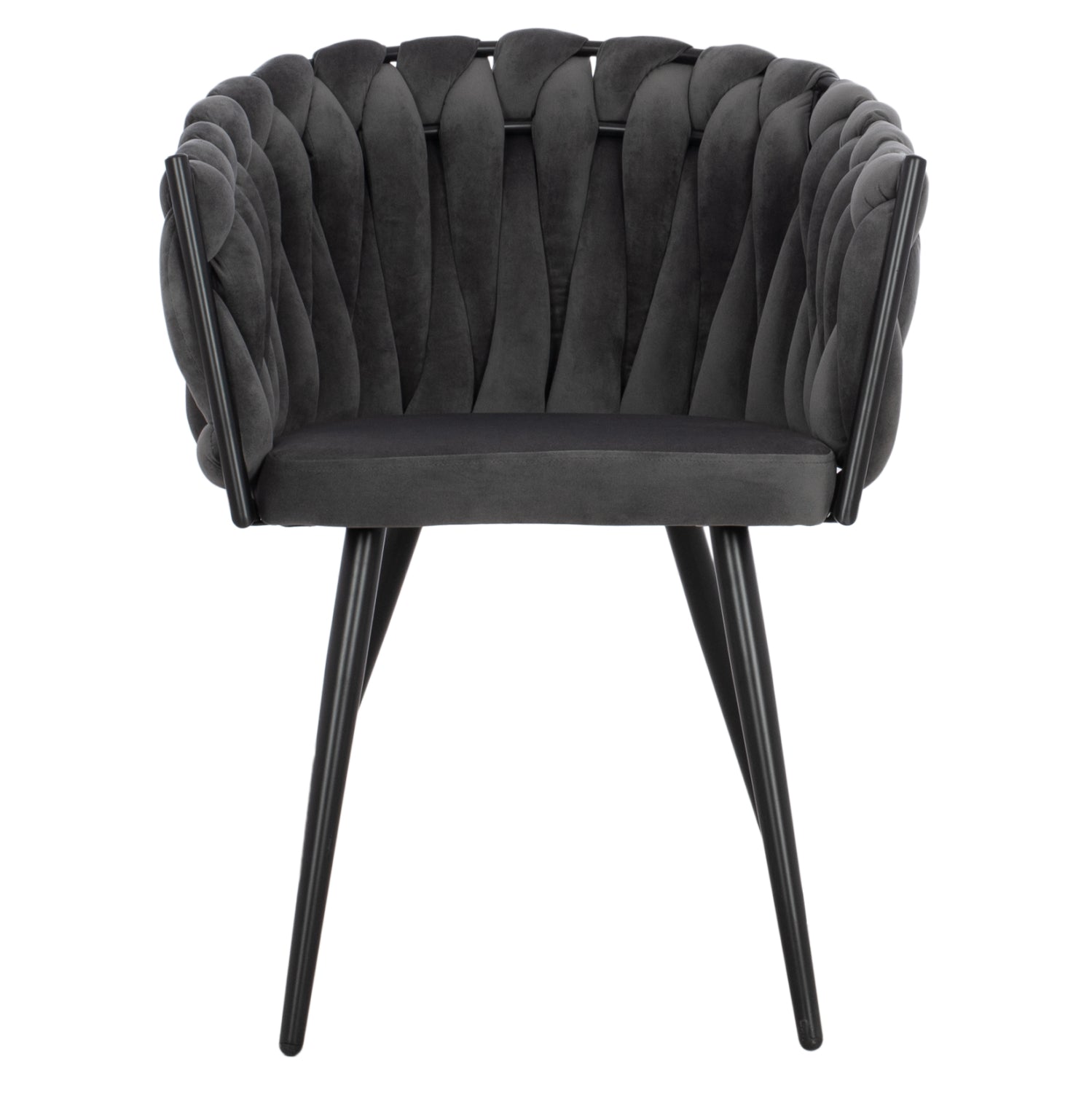 Кресло Луанда сив цвят 62x54x79см