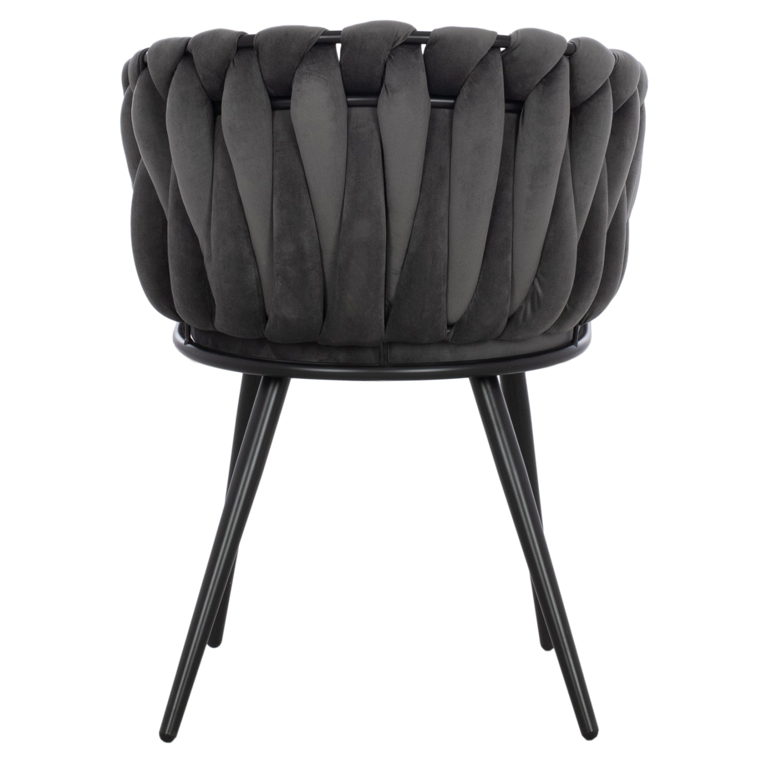 Кресло Луанда сив цвят 62x54x79см