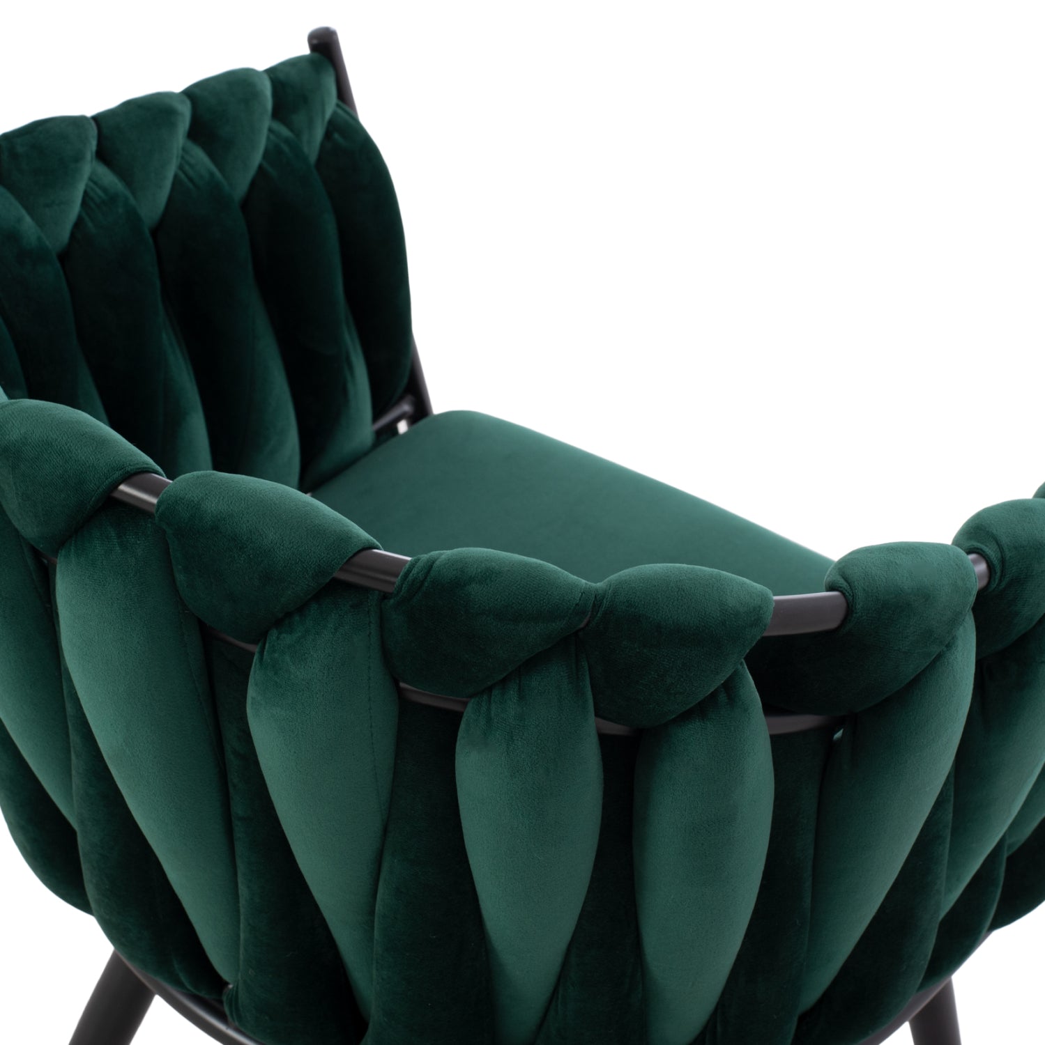 Кресло Луанда зелен цвят 62x54x79см