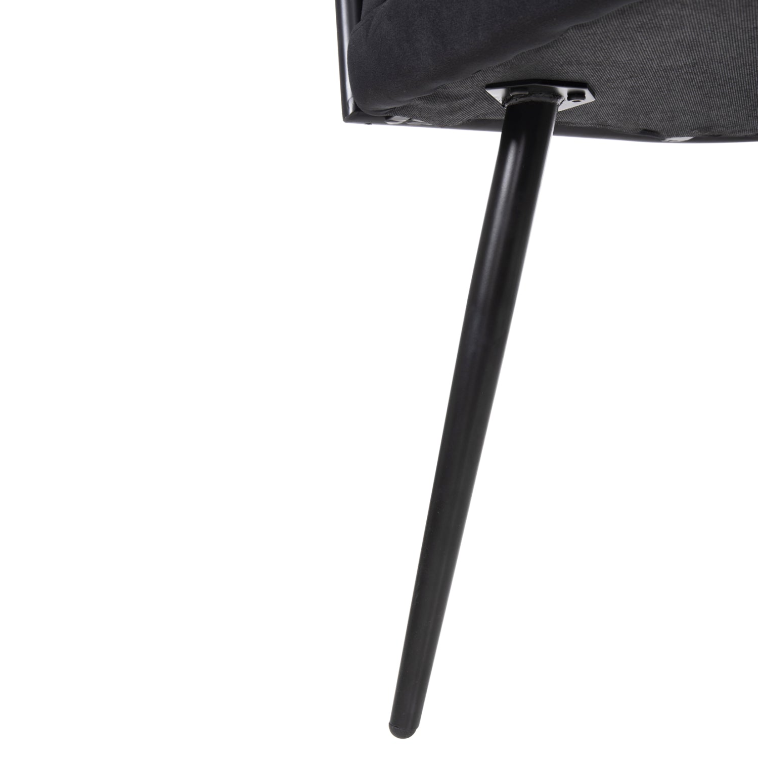 Кресло Луанда черен цвят 62x54x79см