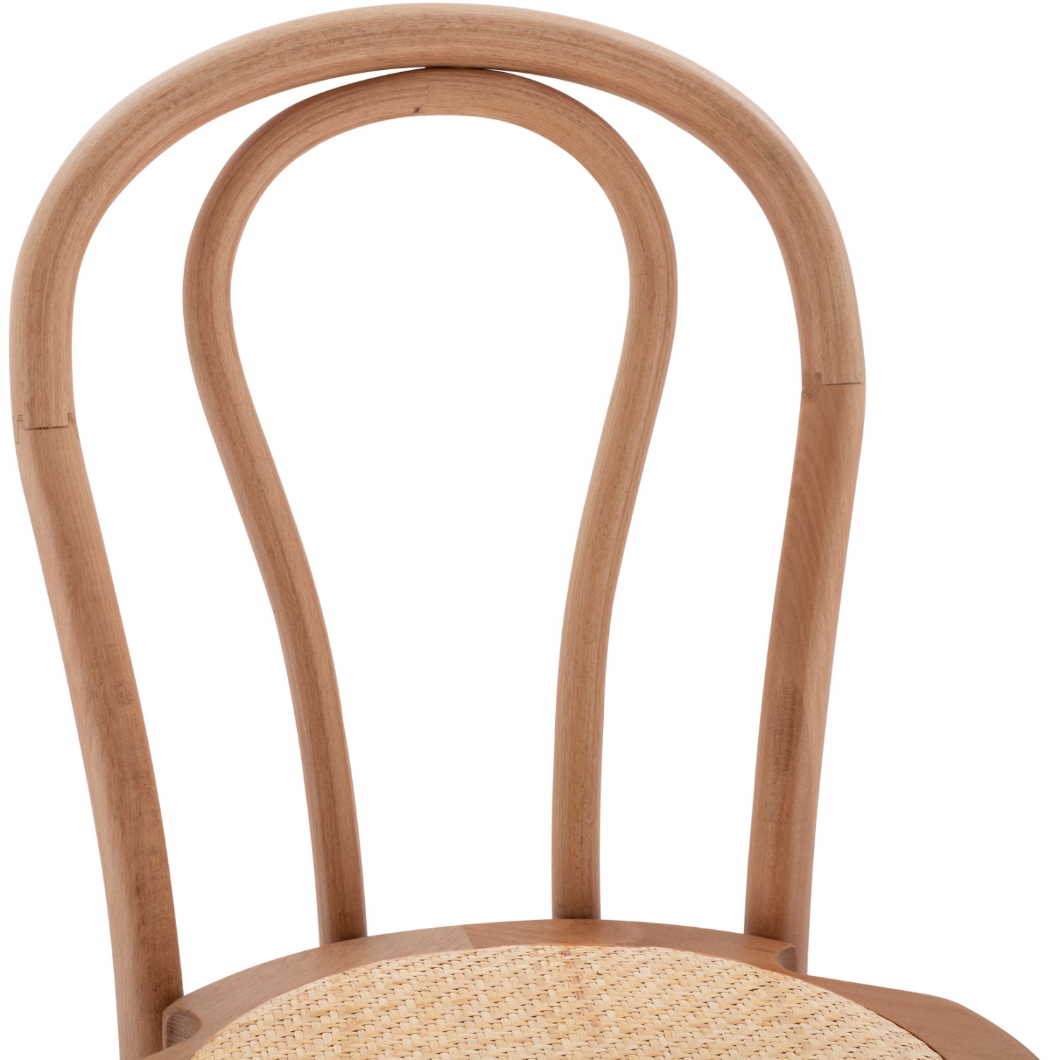 Дървен бар стол традиционал натурал 41X47X108